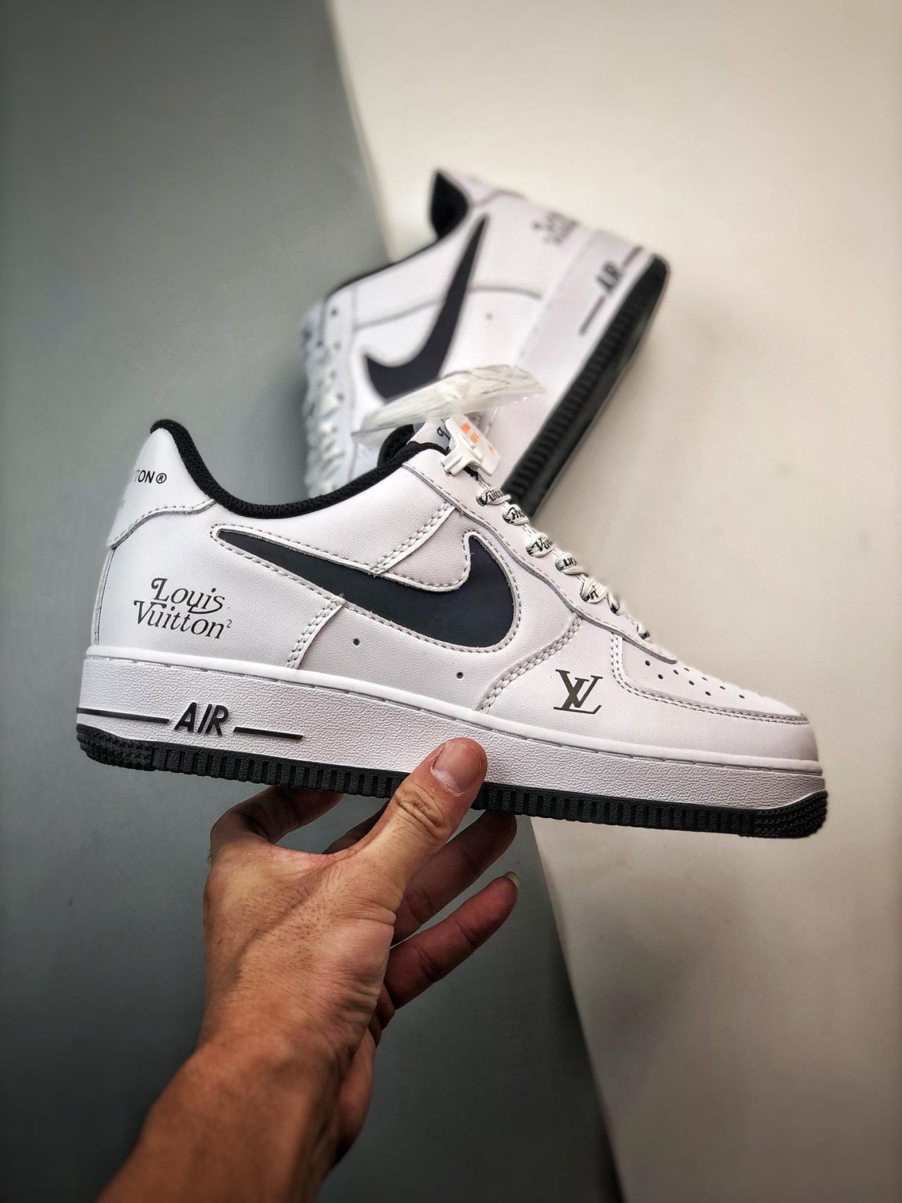 运动鞋, Air Force 1 - Nike Air Force 1 '07 Low LV黑反光 高帮篮球鞋 货号：LV1898-836