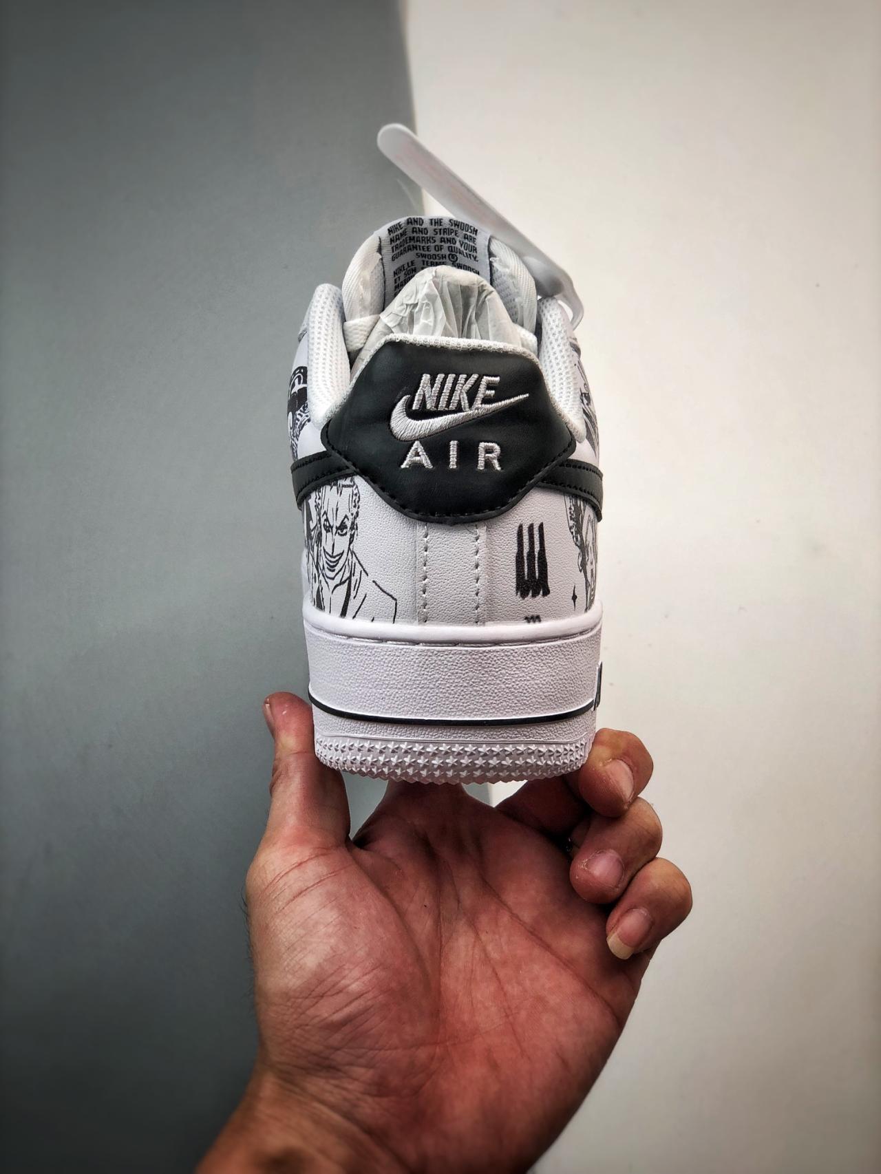 运动鞋, 篮球鞋, 球鞋, NIke Air Force 1 '07, Nike Air Force 1, Air Force 1 - Nike Air Force 1 '07 Low 海贼王涂鸦 高帮篮球鞋 货号：AM0703-122