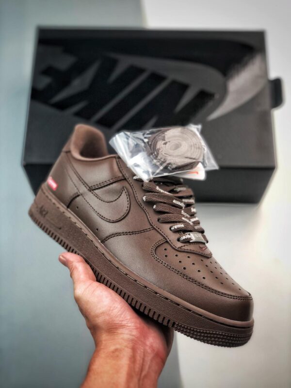 运动鞋, Air Force 1 Low, Air Force 1 - Sup x Air Force 1 Low 咖棕 鞋帮低帮 灰色 货号：CU9225-101