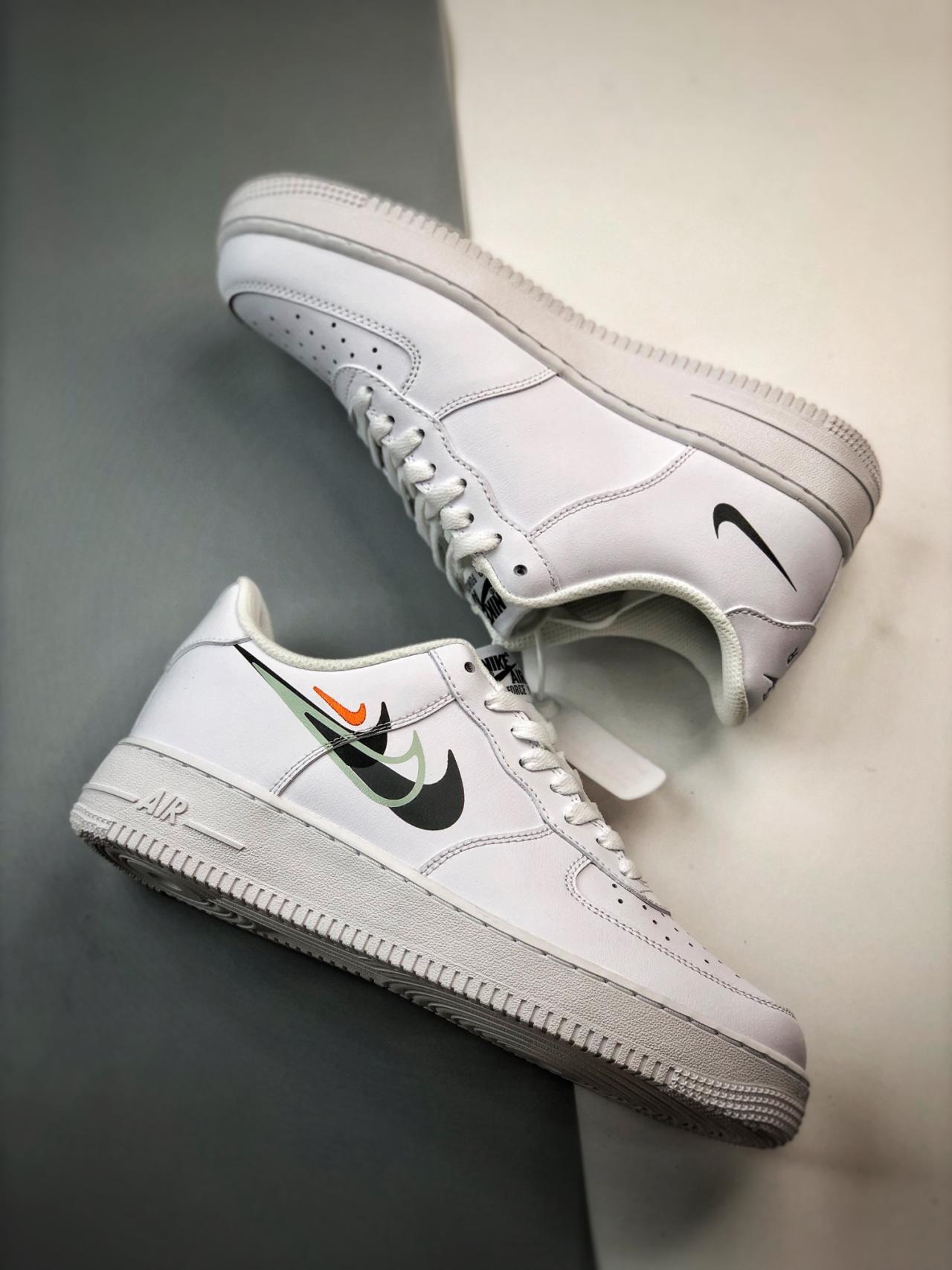 运动鞋, 篮球鞋, 球鞋, Air Force 1 - Air Force 1 '07 Low 白黑四钩 高帮篮球鞋 货号：FN7807-100