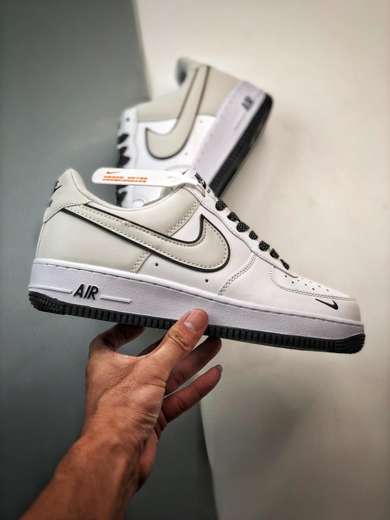 运动鞋, Air Force 1 - Air Force 1'07 Low 3M白灰黑 货号：YZ8115-003