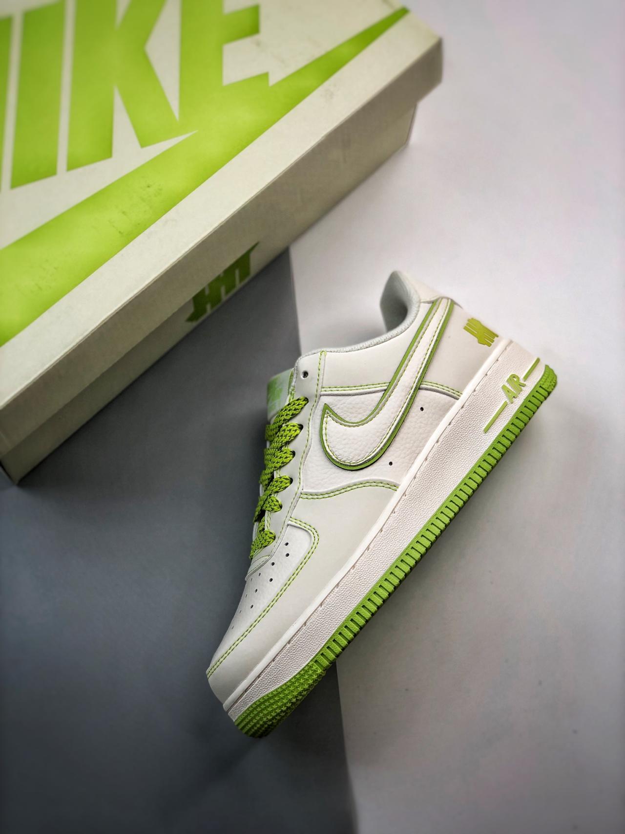 运动鞋, 跑鞋, 空军一号, NIke Air Force 1 '07, Nike Air Force 1, Air Force 1 - Nike Air Force 1 '07 Low 五道杠苹果绿 鞋帮高度低帮 绿色 货号：UN3699-088