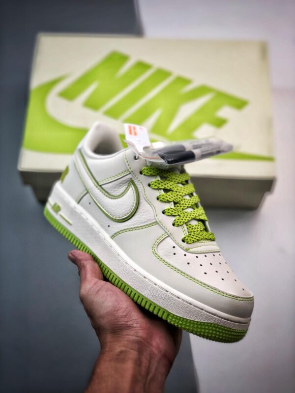运动鞋, 跑鞋, 空军一号, NIke Air Force 1 '07, Nike Air Force 1, Air Force 1 - Nike Air Force 1 '07 Low 五道杠苹果绿 鞋帮高度低帮 绿色 货号：UN3699-088