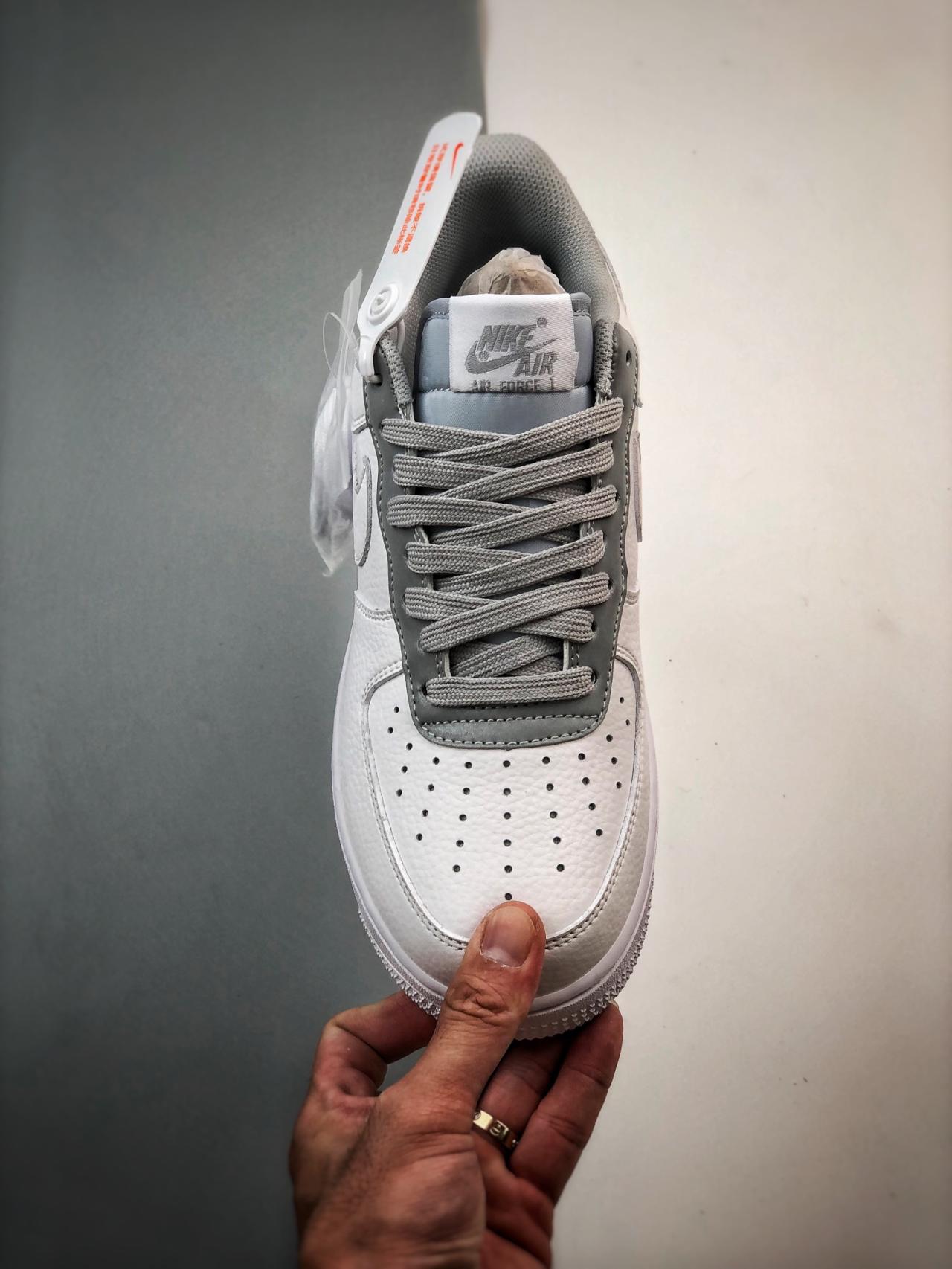 运动鞋, 篮球鞋, 球鞋, Air Force 1 - Air Force 1 '07 Low 藤原浩闪电白灰 高帮篮球鞋 货号：TT0801-605