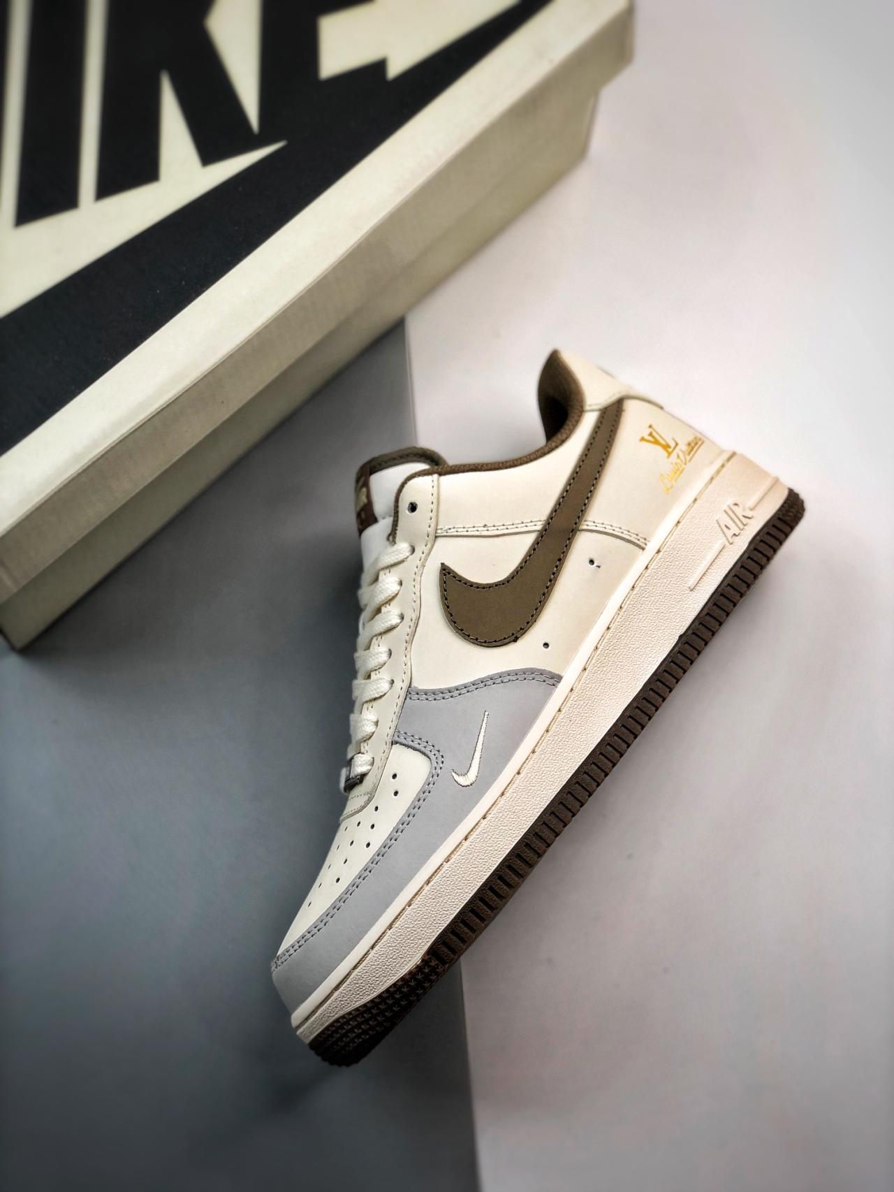 运动鞋, 篮球鞋, 球鞋, NIke Air Force 1 '07, Nike Air Force 1, Air Force 1 - Nike Air Force 1 '07 Low LV 钛金灰 高帮篮球鞋 货号：BS9055-832