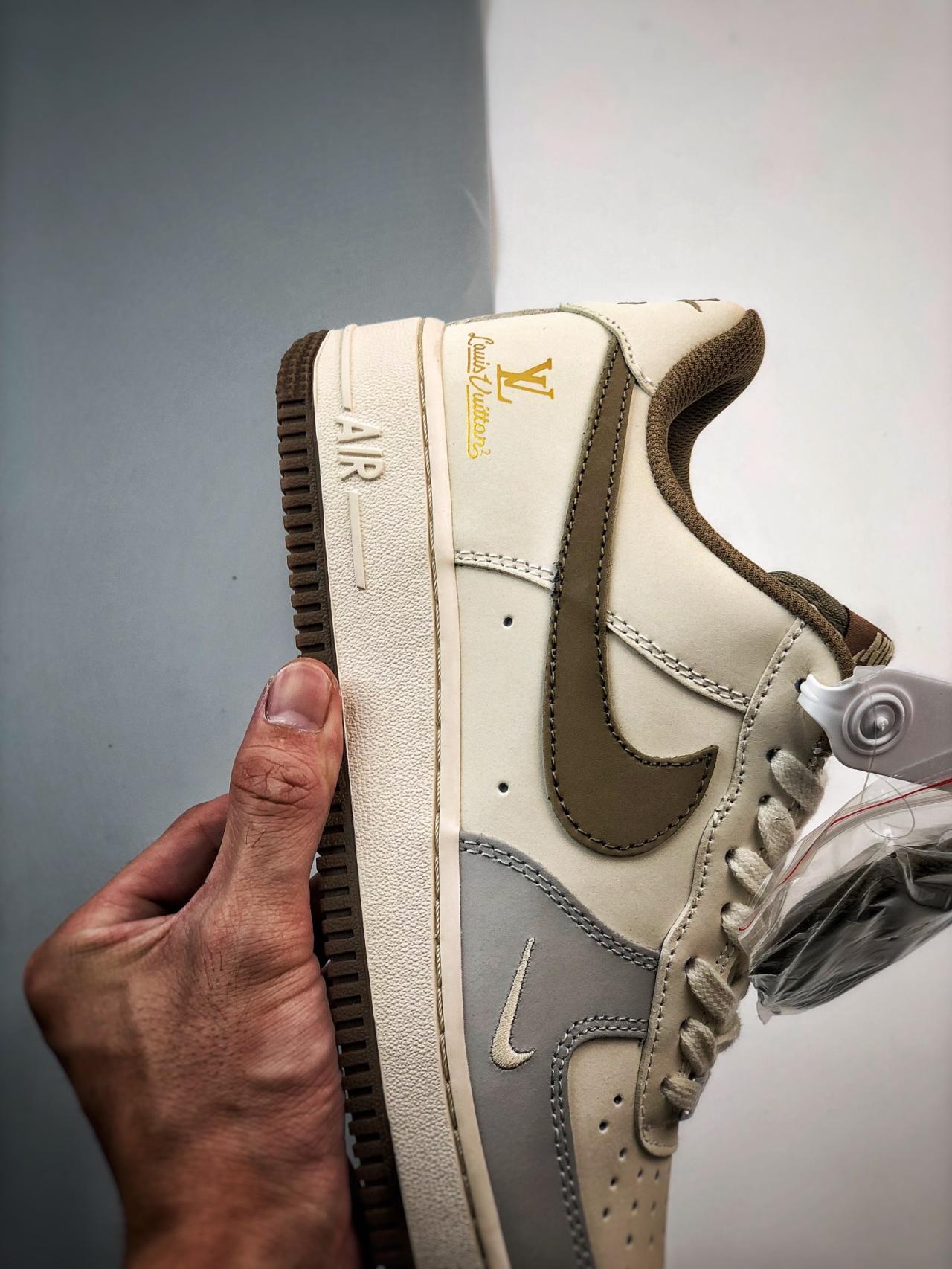运动鞋, 篮球鞋, 球鞋, NIke Air Force 1 '07, Nike Air Force 1, Air Force 1 - Nike Air Force 1 '07 Low LV 钛金灰 高帮篮球鞋 货号：BS9055-832