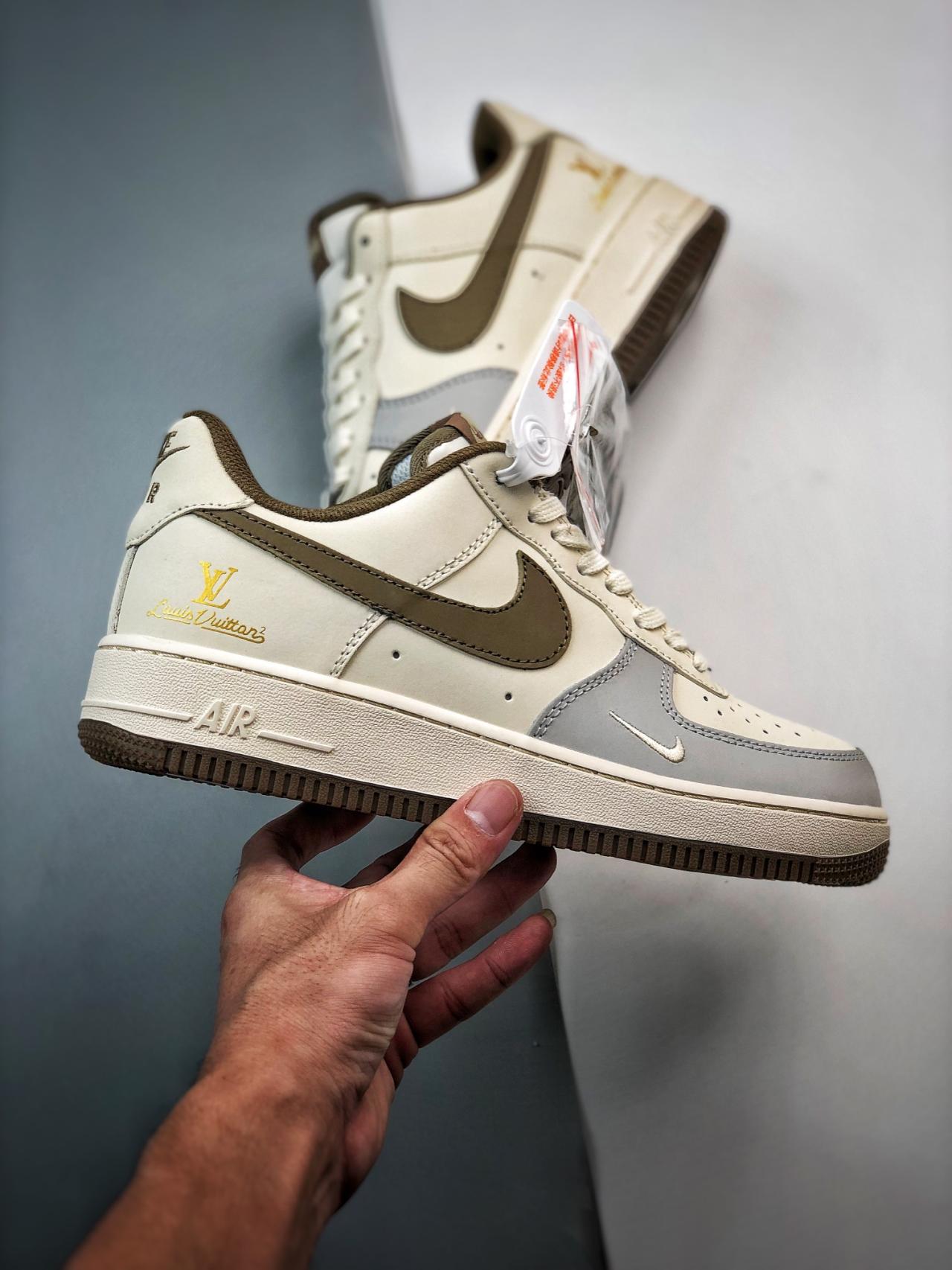 运动鞋, 篮球鞋, 球鞋, NIke Air Force 1 '07, Nike Air Force 1, Air Force 1 - Nike Air Force 1 '07 Low LV 钛金灰 高帮篮球鞋 货号：BS9055-832