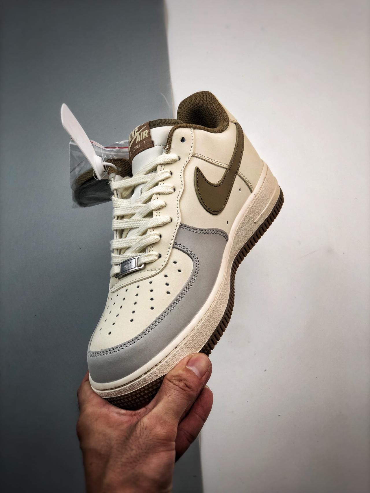 运动鞋, 篮球鞋, 球鞋, NIke Air Force 1 '07, Nike Air Force 1, Air Force 1 - Nike Air Force 1 '07 Low LV 钛金灰 高帮篮球鞋 货号：BS9055-832