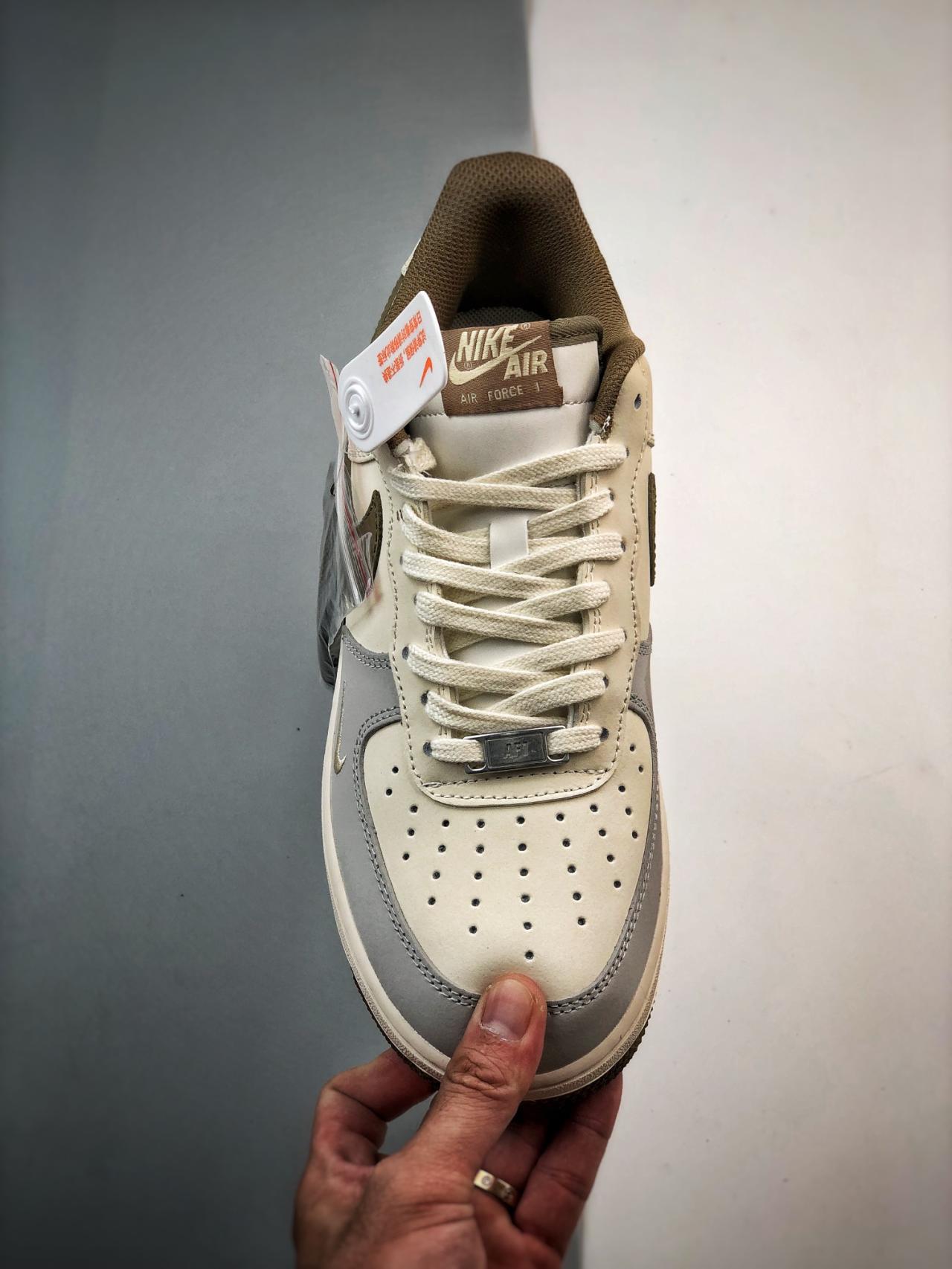 运动鞋, 篮球鞋, 球鞋, NIke Air Force 1 '07, Nike Air Force 1, Air Force 1 - Nike Air Force 1 '07 Low LV 钛金灰 高帮篮球鞋 货号：BS9055-832