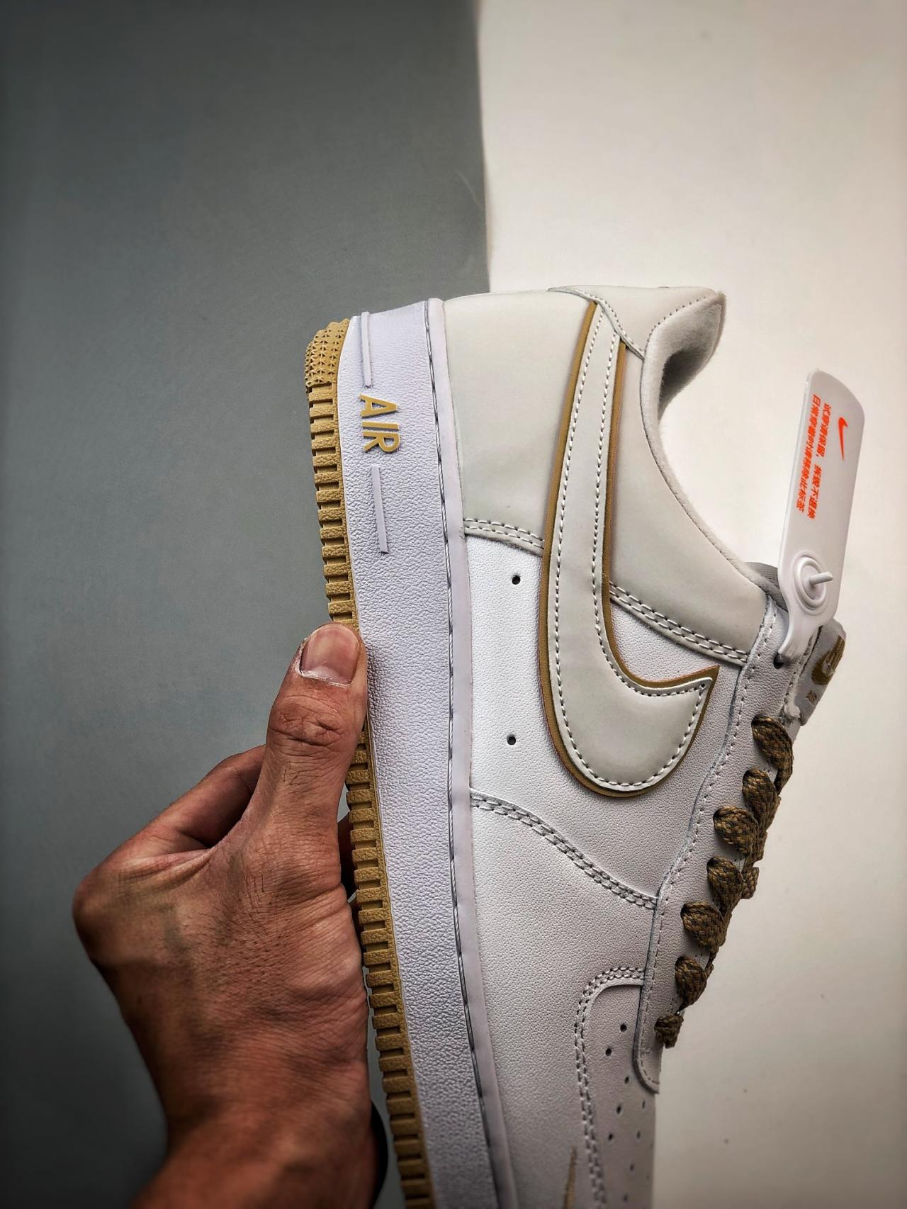 运动鞋, 服装, Air Force 1 - Air Force 1 '07 Low 3M白灰卡其 鞋子类型：低帮 颜色：白灰卡其 货号：YZ8115-004
