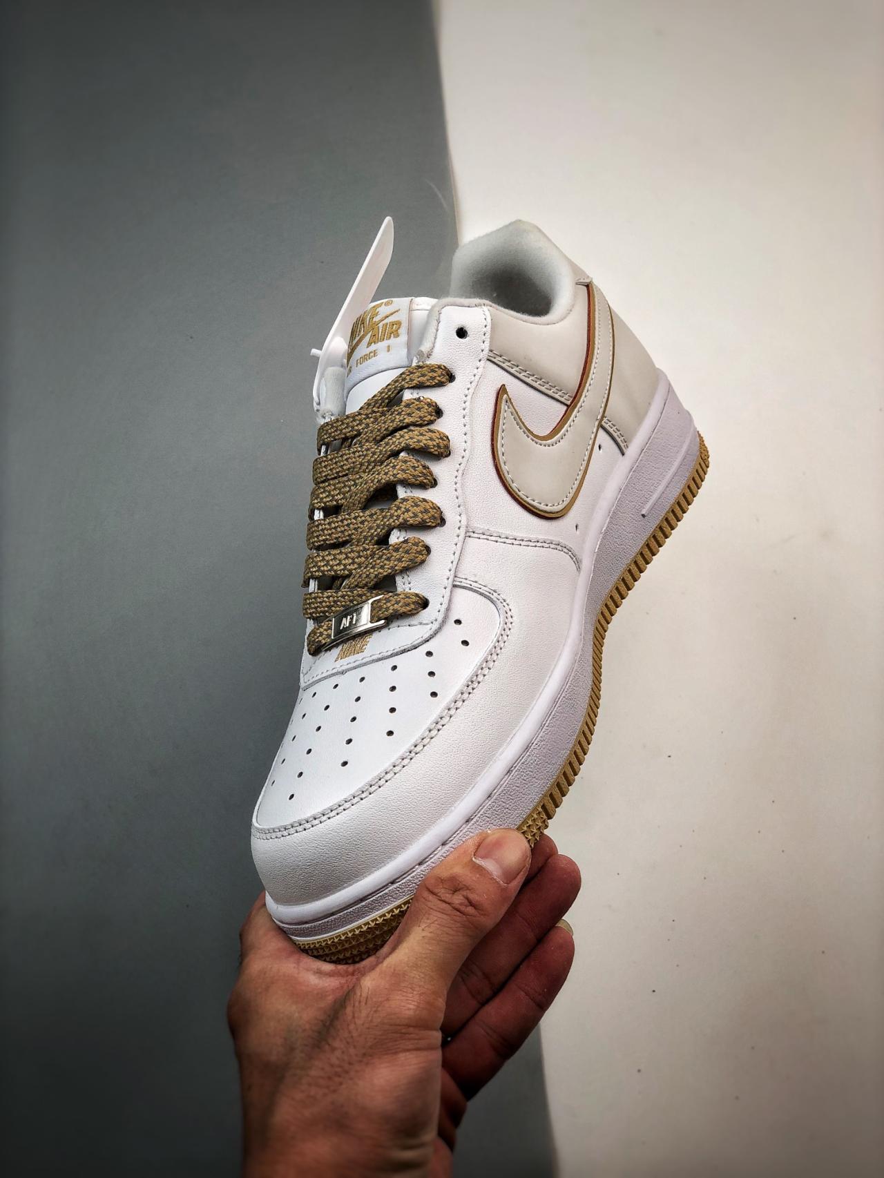 运动鞋, 服装, Air Force 1 - Air Force 1 '07 Low 3M白灰卡其 鞋子类型：低帮 颜色：白灰卡其 货号：YZ8115-004