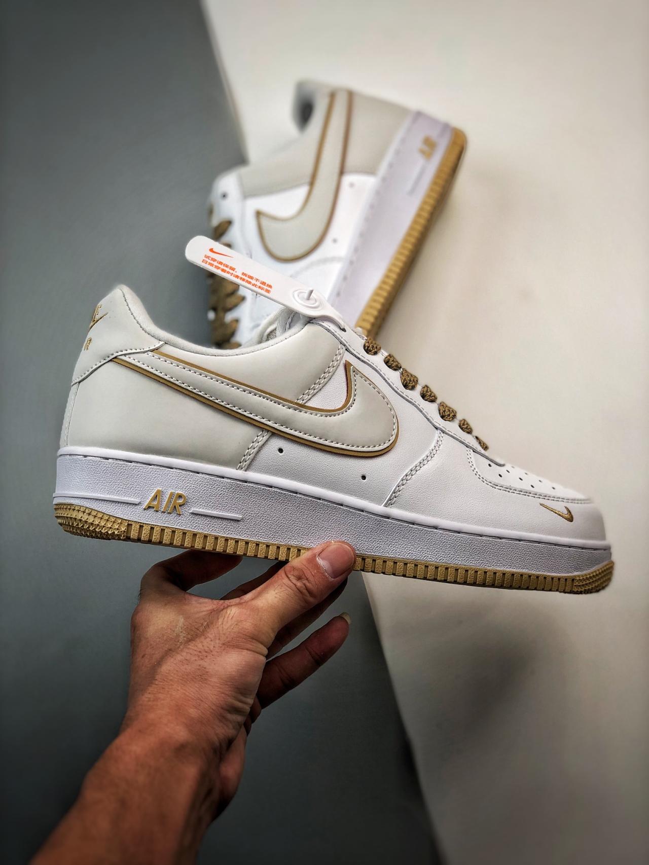 运动鞋, 服装, Air Force 1 - Air Force 1 '07 Low 3M白灰卡其 鞋子类型：低帮 颜色：白灰卡其 货号：YZ8115-004