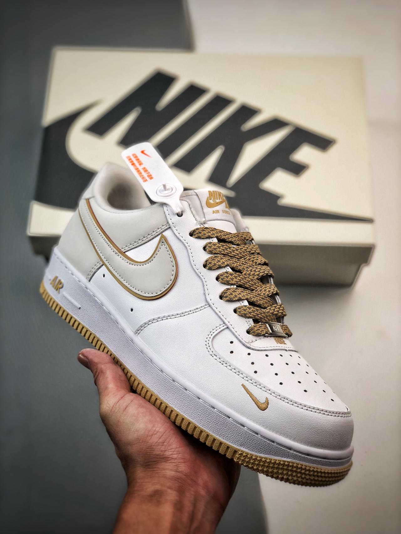 运动鞋, 服装, Air Force 1 - Air Force 1 '07 Low 3M白灰卡其 鞋子类型：低帮 颜色：白灰卡其 货号：YZ8115-004
