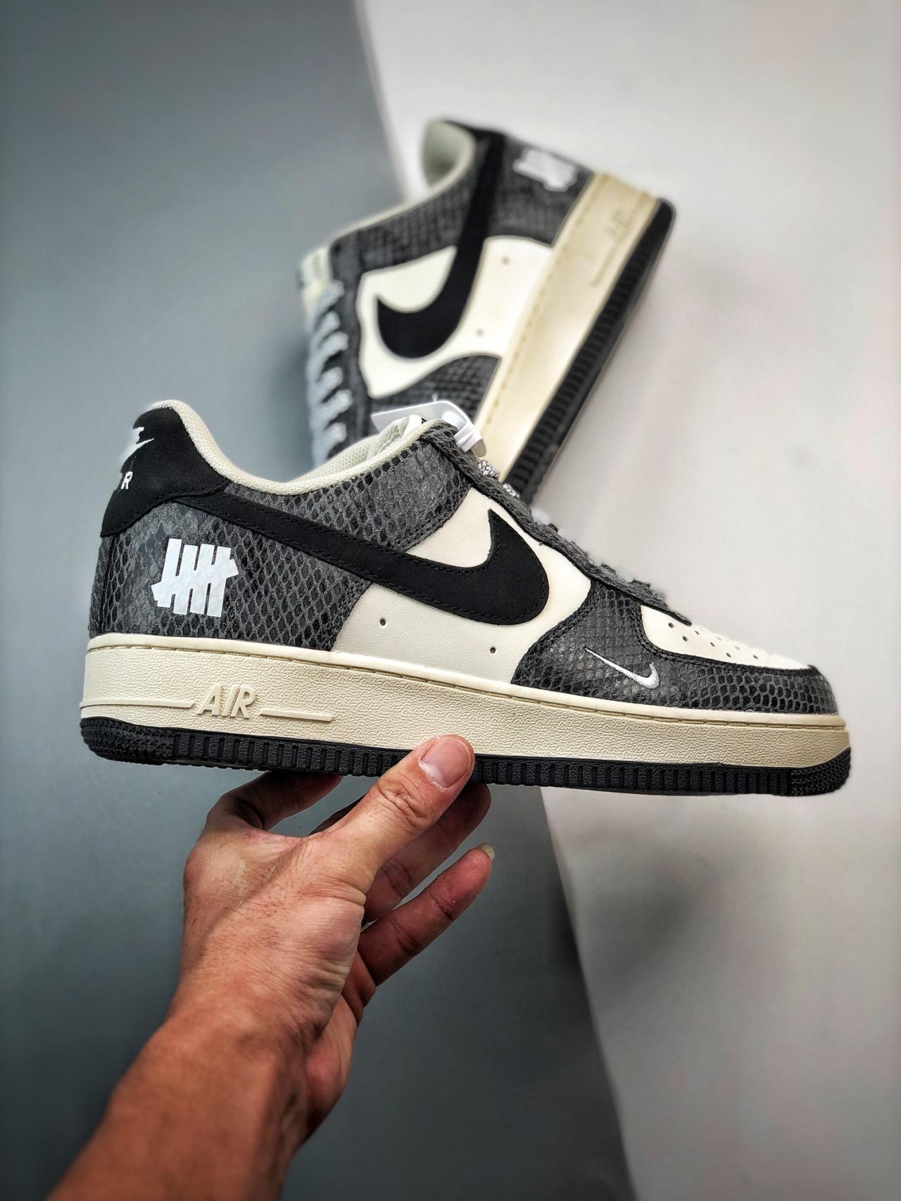 运动鞋, Air Force 1 - Air Force 1 '07 Low 五道杠黑蛇纹 高帮运动鞋 黑色 货号：BS9055-829