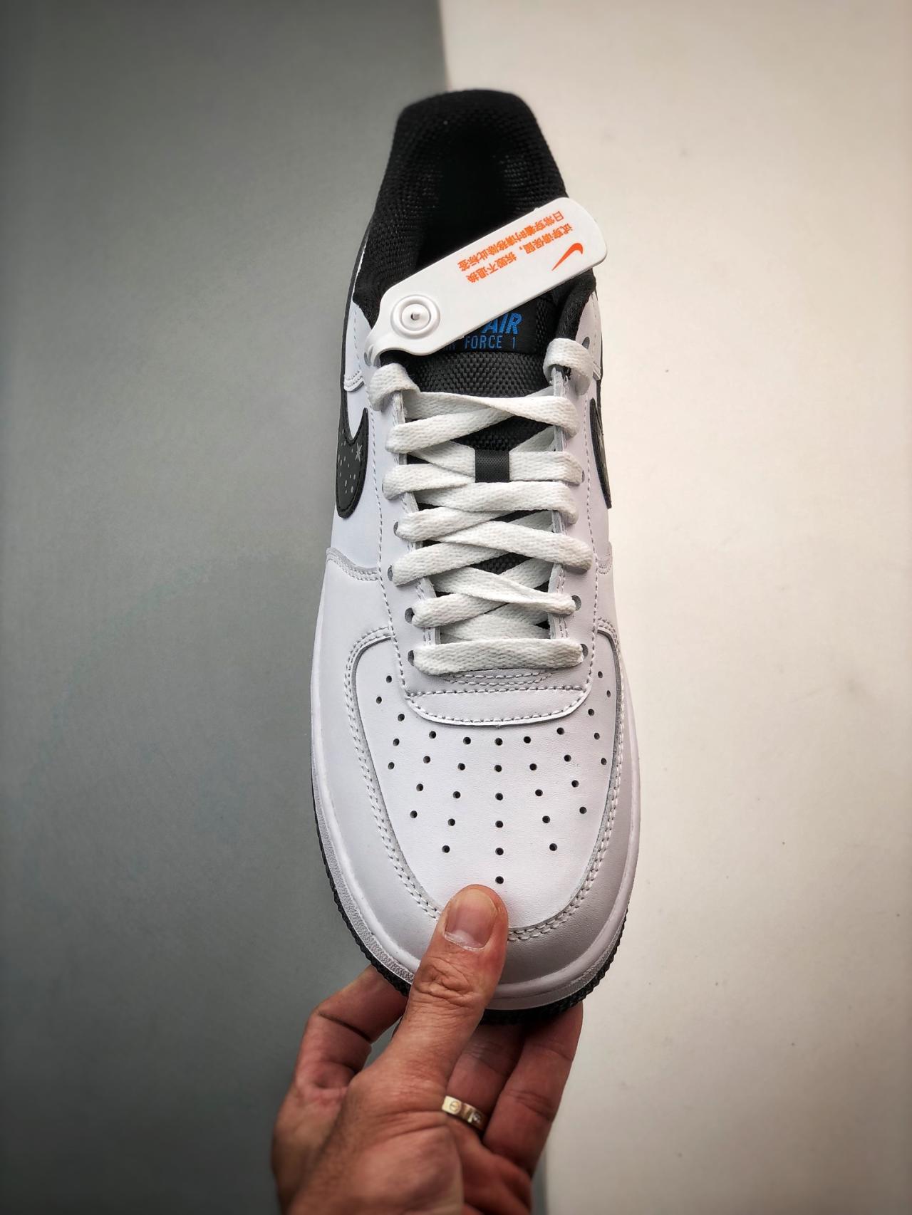 运动鞋, 篮球鞋, 球鞋, 满天星, 服装, Nike Air Force 1, Air Force 1 - Nike Air Force 1 '07 Low 白黑满天星 高帮篮球鞋 货号：FV6656-100