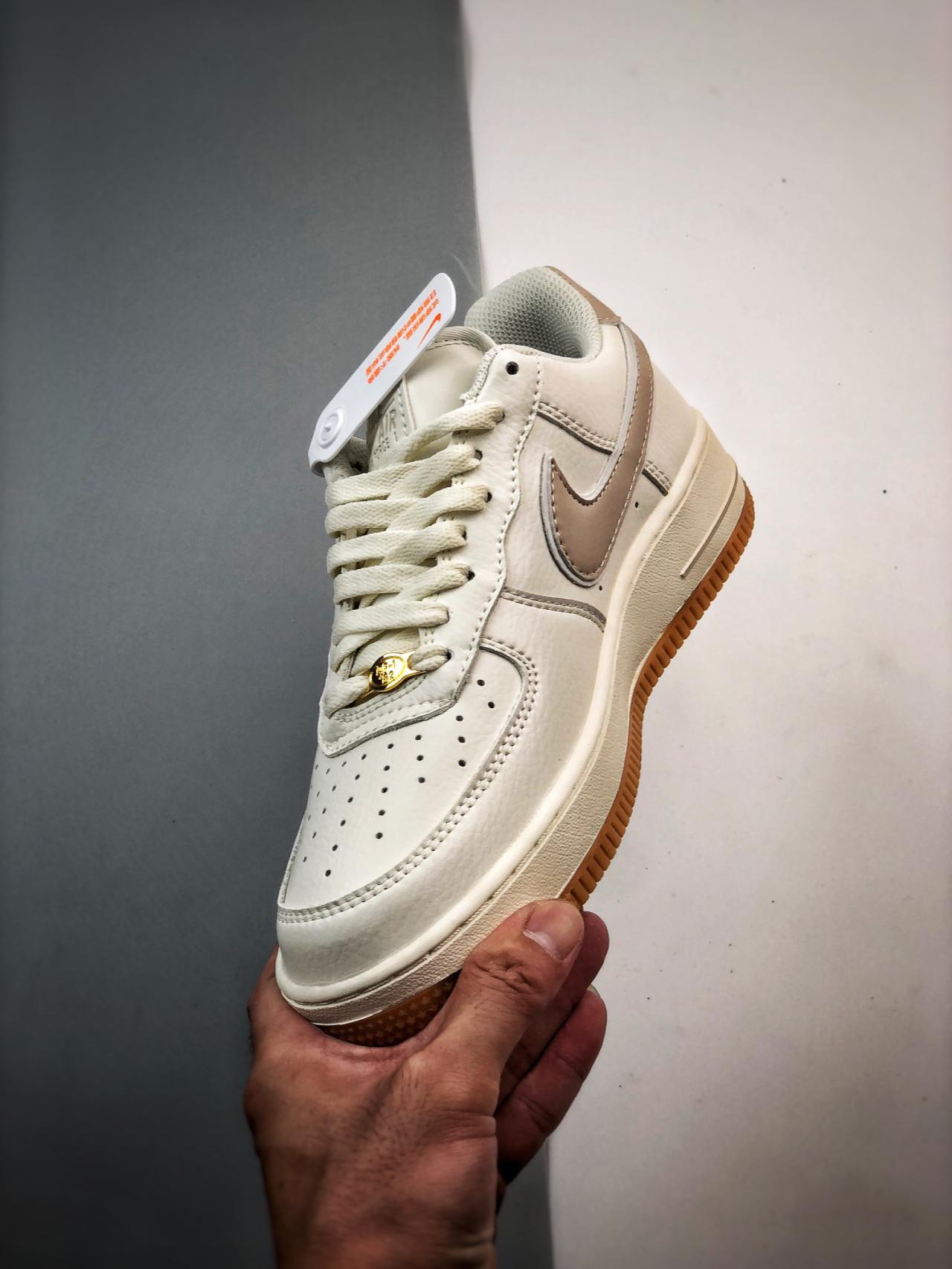运动鞋, 篮球鞋, 球鞋, NIke Air Force 1 '07, Nike Air Force 1, Air Force 1 - Nike Air Force 1 '07 Low 周年 米卡其 高帮篮球鞋 货号：WA0531-305