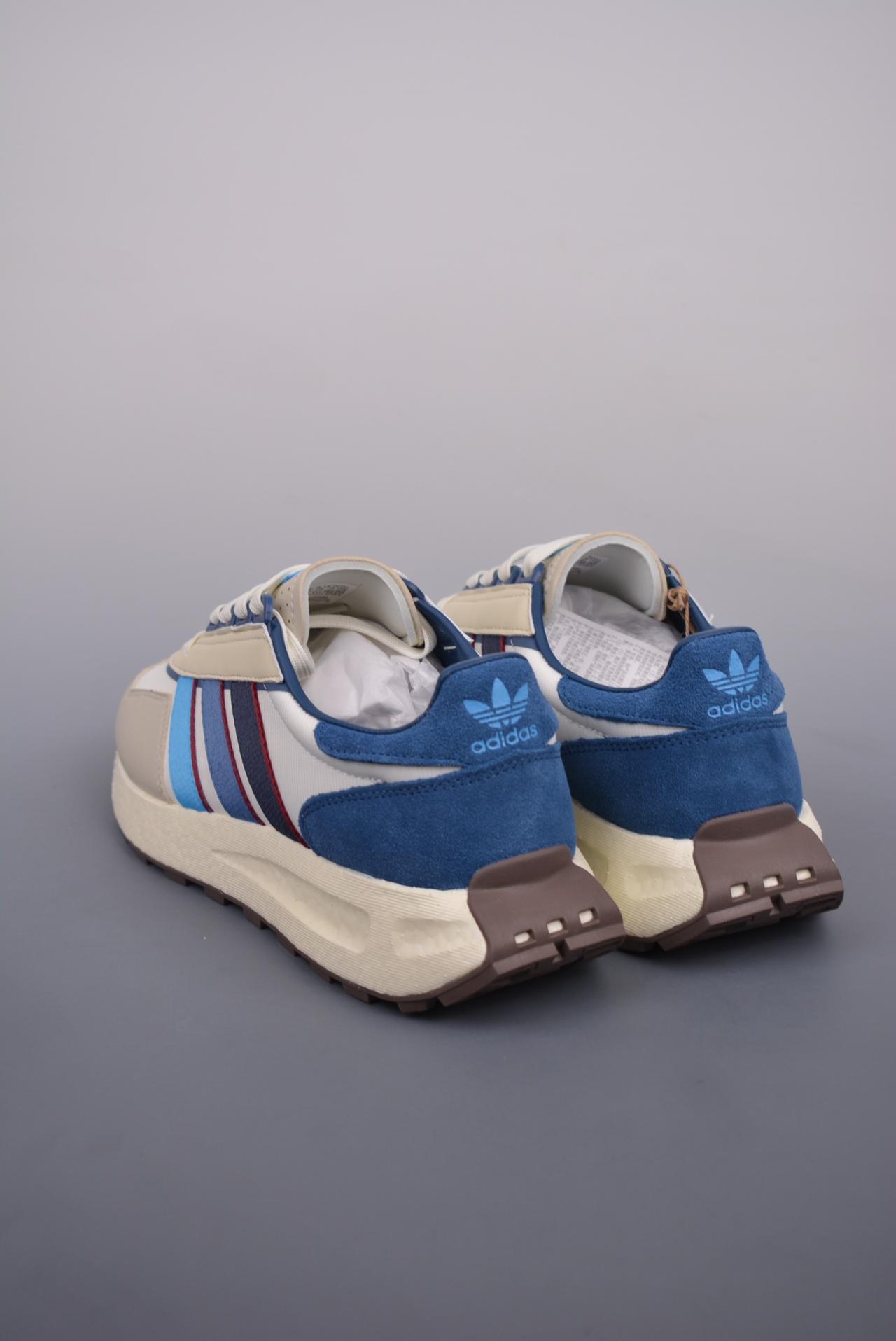 运动鞋, 跑鞋, 慢跑鞋 - Adidas Racing E5 Boost Prototype 百搭透气运动慢跑鞋 高帮 白色 货号：IE0498HS