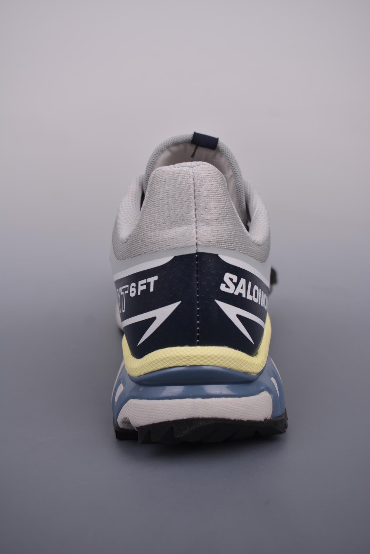 运动鞋, 跑步鞋, SALOMON XT-6 - Salomon XT-6 "GTX" 潮流越野户外功能休闲跑步鞋 高帮 采用透气网布与防护皮革组合鞋面材质 灰色 货号: 417427 32 G0JS 尺码：36 36.5 37.5 38 38.5 39 40 40.5 41 42 42.5 43 44 44.5 45