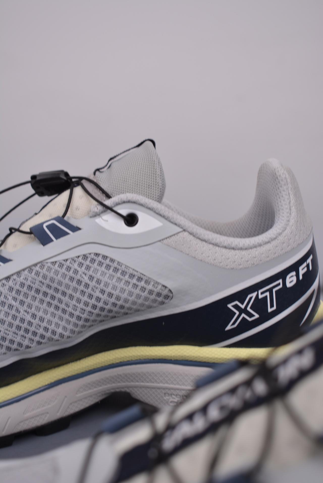 运动鞋, 跑步鞋, SALOMON XT-6 - Salomon XT-6 "GTX" 潮流越野户外功能休闲跑步鞋 高帮 采用透气网布与防护皮革组合鞋面材质 灰色 货号: 417427 32 G0JS 尺码：36 36.5 37.5 38 38.5 39 40 40.5 41 42 42.5 43 44 44.5 45