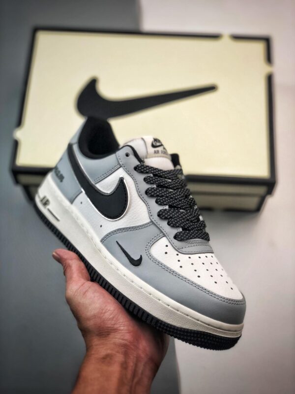 篮球鞋, 球鞋, Nike Air Force 1 '07 Low, NIke Air Force 1 '07, Nike Air Force 1, Nike, Air Force 1 - Nike Air Force 1 '07 Low 3M 高帮篮球鞋 白灰黑货号：KP3069.021