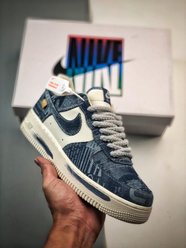 运动鞋, KD, Air Force 1 - Air Force 1 '07 Low 白蓝牛仔 低帮运动鞋 货号：FB0607-088