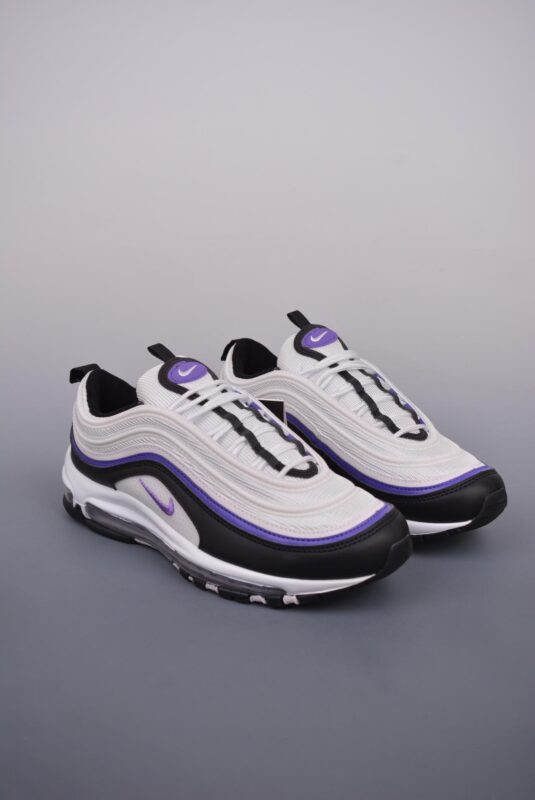 运动鞋, 服装, Air Max 97 - NK Air Max 97 黑白紫 鞋子类型：子弹拆解原鞋 鞋帮高度：全市场最强版本 颜色：黑白紫 货号：921826 109Q 尺码： 39 40 40.5 41 42 42.5 43 44 44.5 45