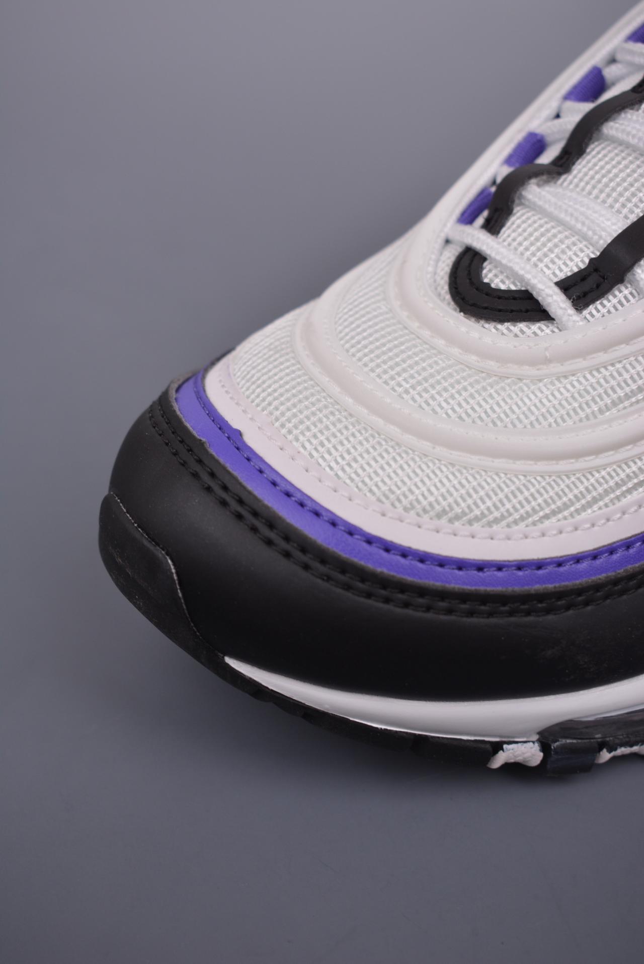 运动鞋, 服装, Air Max 97 - NK Air Max 97 黑白紫 鞋子类型：子弹拆解原鞋 鞋帮高度：全市场最强版本 颜色：黑白紫 货号：921826 109Q 尺码： 39 40 40.5 41 42 42.5 43 44 44.5 45