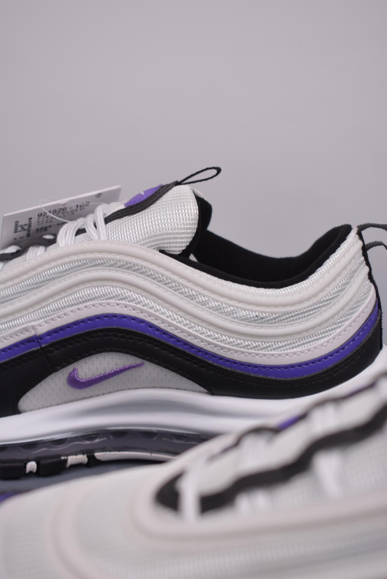 运动鞋, 服装, Air Max 97 - NK Air Max 97 黑白紫 鞋子类型：子弹拆解原鞋 鞋帮高度：全市场最强版本 颜色：黑白紫 货号：921826 109Q 尺码： 39 40 40.5 41 42 42.5 43 44 44.5 45