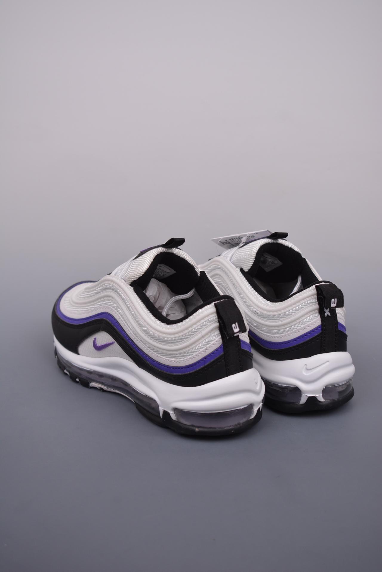 运动鞋, 服装, Air Max 97 - NK Air Max 97 黑白紫 鞋子类型：子弹拆解原鞋 鞋帮高度：全市场最强版本 颜色：黑白紫 货号：921826 109Q 尺码： 39 40 40.5 41 42 42.5 43 44 44.5 45