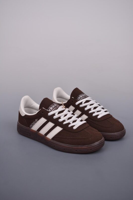 - Adidas Handball Spezial 经典款 反毛皮复古休闲板鞋 高帮 灰色 货号: IF8914SH