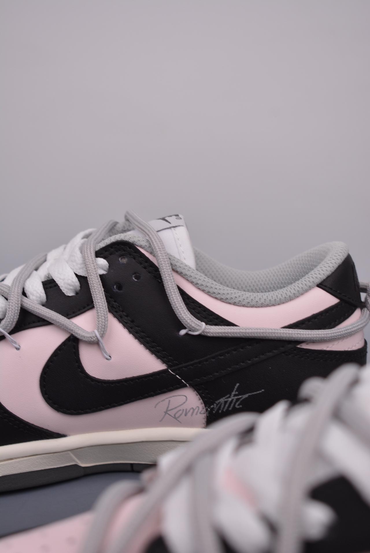 - Nike SB Dunk Low 甜心辣妹 情人节黑粉 鞋帮高度：解构抽绳鞋带 颜色：情人节黑粉 货号：DD1503 117OD