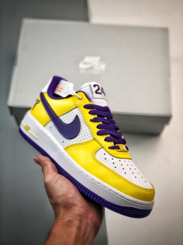 篮球鞋, 球鞋, Kobe, Air Force 1 Low, Air Force 1 - Air Force 1 Low Kobe Bryant 紫金湖人 鞋帮高度低帮 系列篮球鞋 货号：314192-151