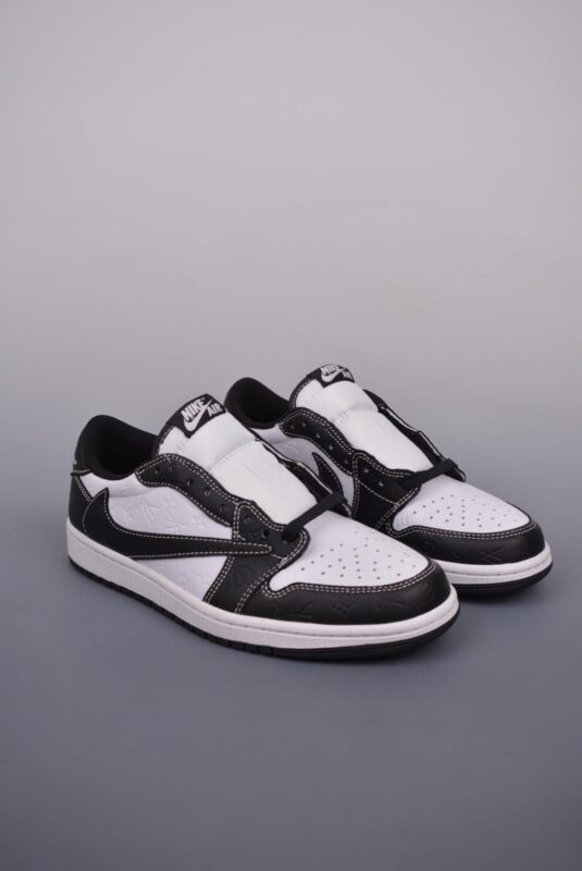 运动鞋, 服装, 倒钩, Air Jordan 1 Low, Air Jordan 1 - Fragment x Travis Scott x Air Jordan 1 Low 三方联名倒钩 蓝色 倒钩鞋 官方货号：DM7866 101NCC