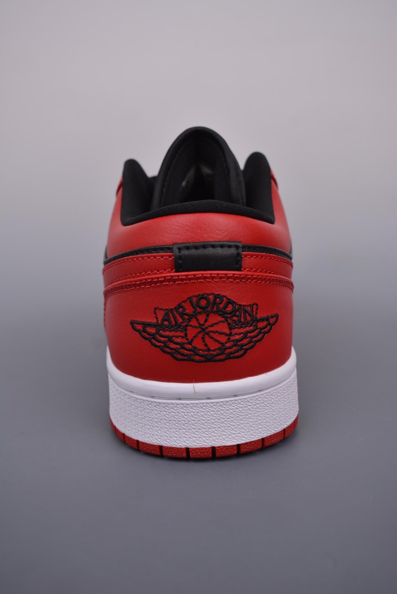 - Air Jordan 1 Low 黑红禁穿 纯原系列 高帮篮球鞋 黑红 网络货号：553558 606GJ