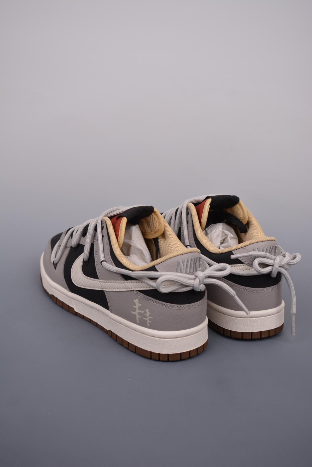 运动鞋, 解构, SB Dunk Low, Nike SB Dunk Low - Nike SB Dunk Low 系列 徒步山野 解构抽绳鞋带 纯原大厂出品 灰色 货号：DR9704 200OD