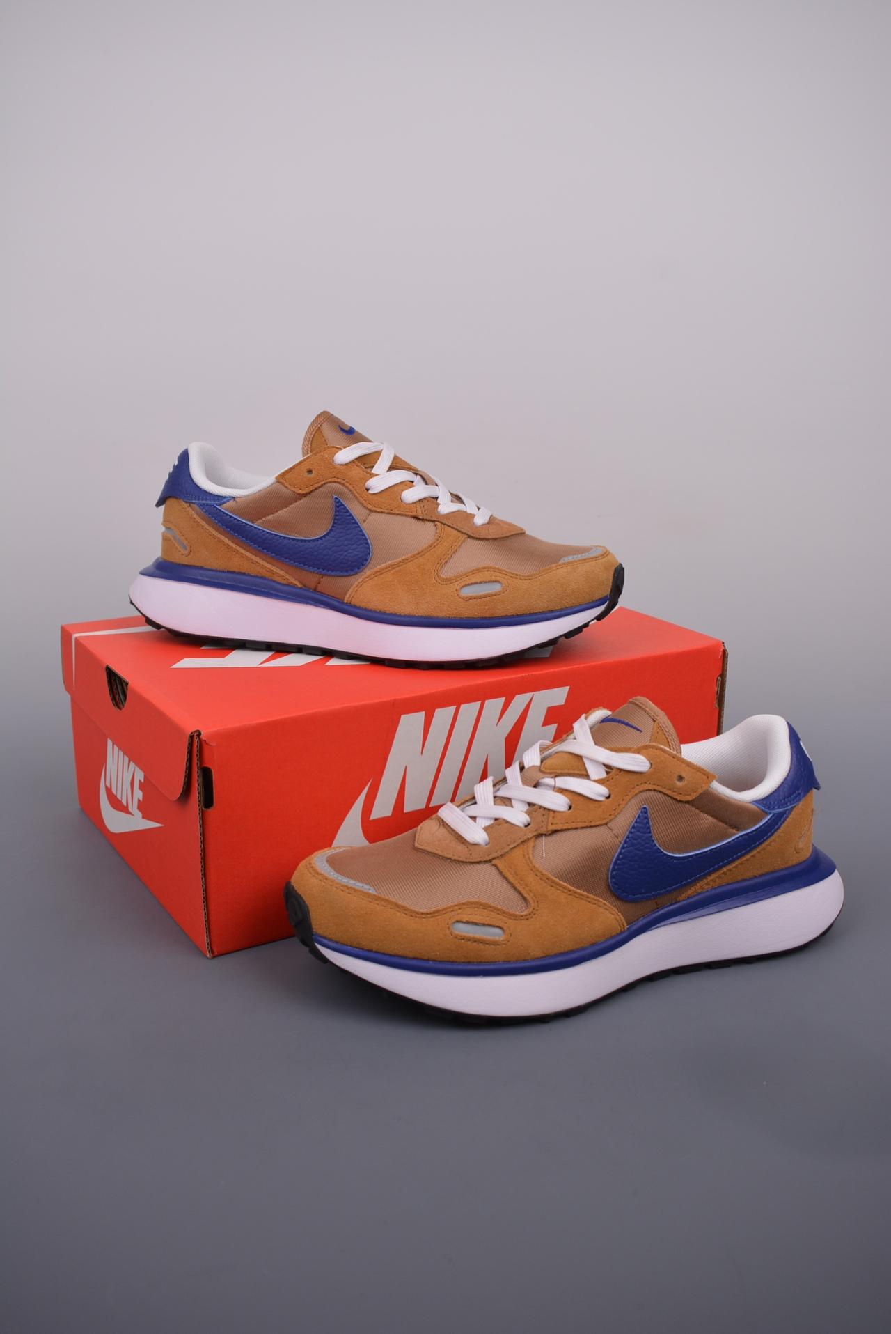 运动鞋, 跑步鞋 - Nike Waffle Phoenix Waffl SACAI 复古运动休闲跑步鞋 高帮 灰色 货号: FD2196 600MK