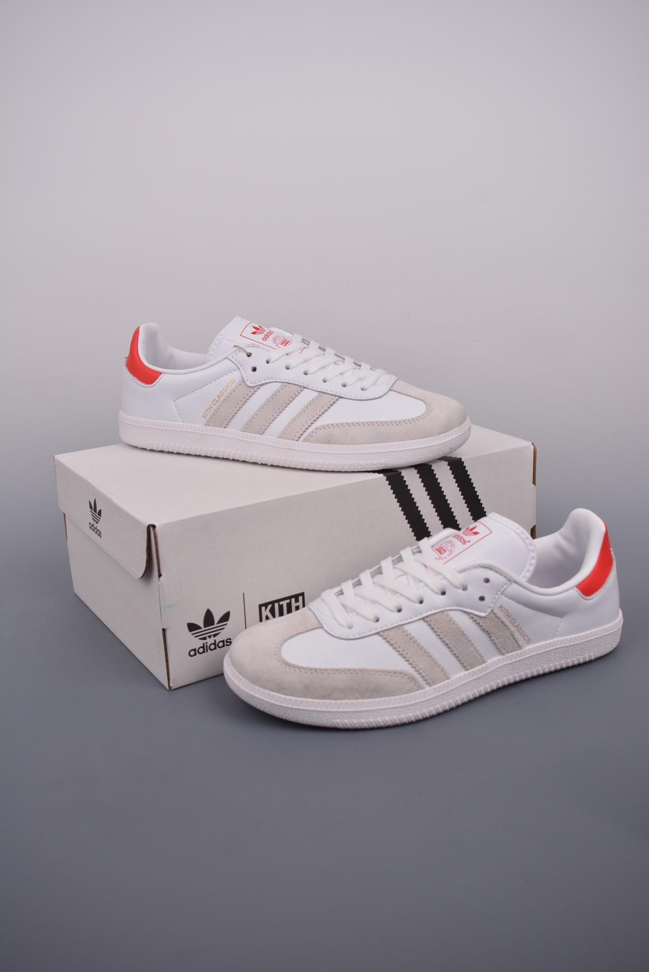 运动鞋, adidas Samba, adidas - Adidas Samba OG 桑巴纪念日系列 高帮鞋 灰色 货号：GY2544XD