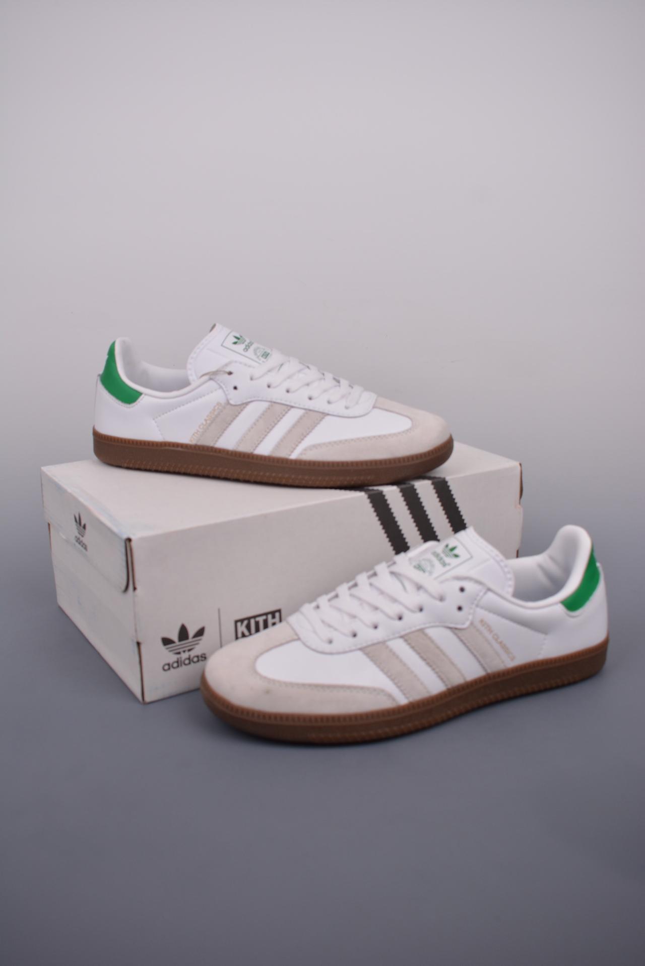 运动鞋, adidas Samba, adidas - Adidas Samba OG 桑巴纪念日系列 低帮鞋 纪念日系列 真皮材质 翻毛皮拼接 鞋头 款号：FX5398XD
