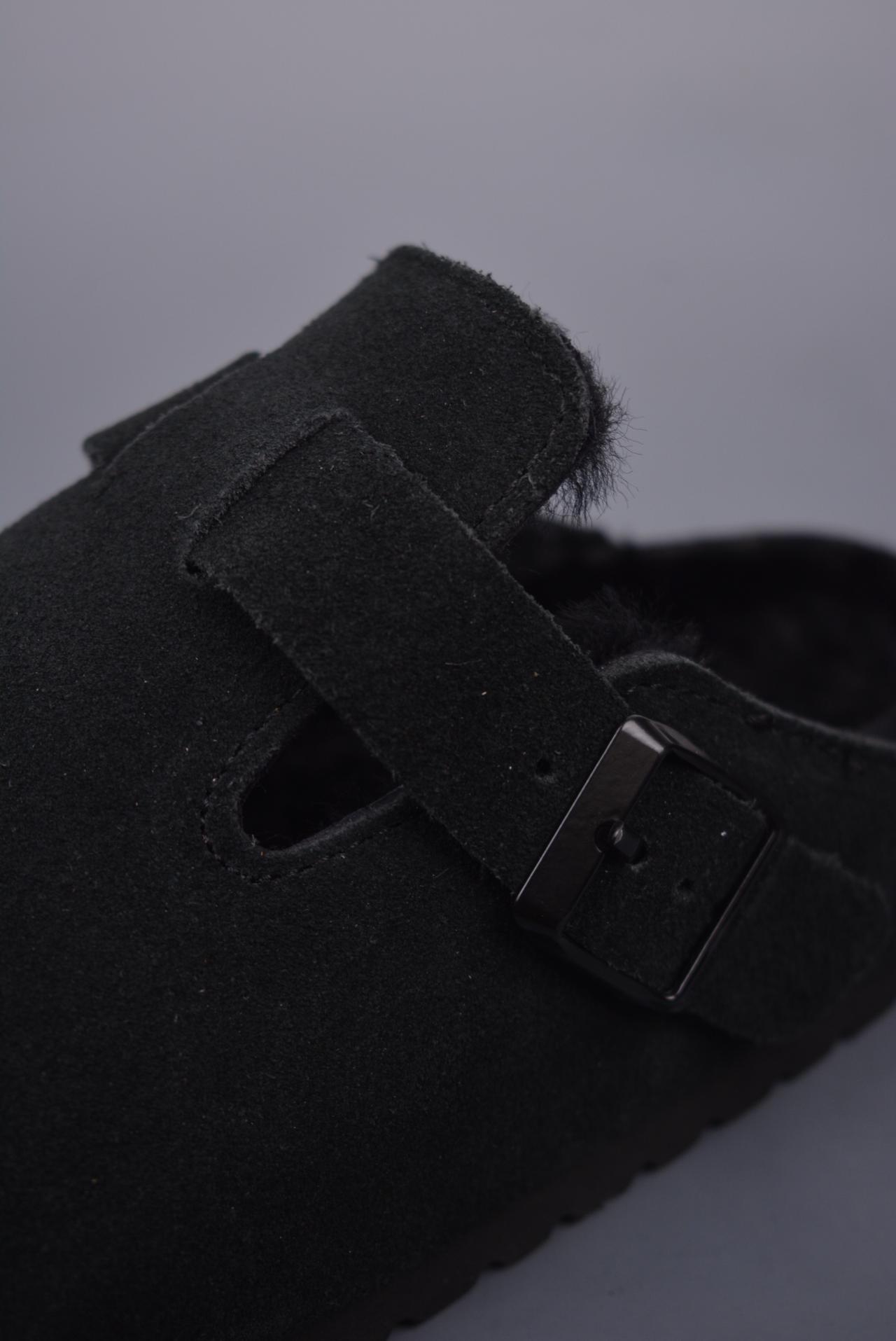 运动鞋 - 博肯 Birkenstock Boston BS 波士顿加绒系列 高帮鞋 褐色 货号：NCC1234