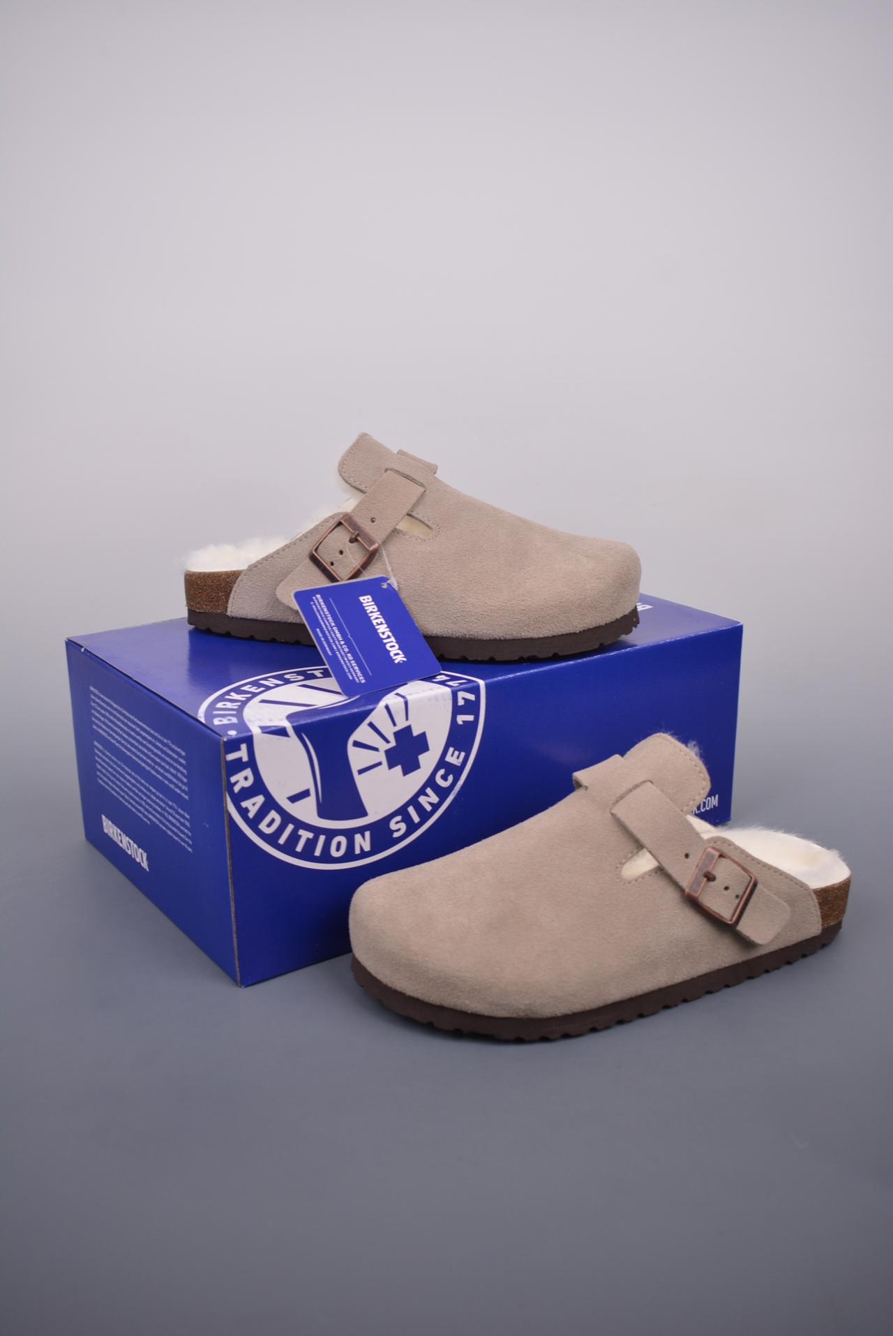 运动鞋 - 博肯 Birkenstock Boston BS 波士顿加绒系列 加绒版型 纯色 羊毛内里 货号：NCC