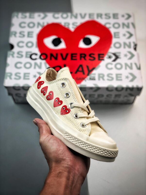 运动鞋, 帆布鞋, KD, CONVERSE - CDG Play x Converse 1970s串心 爆款 原鞋开发 大厂出品 细节做工可品 35 36 36.5 37 37.5 38 39 39.5 40 41 41.5 42 42.5 43 44（偏大）