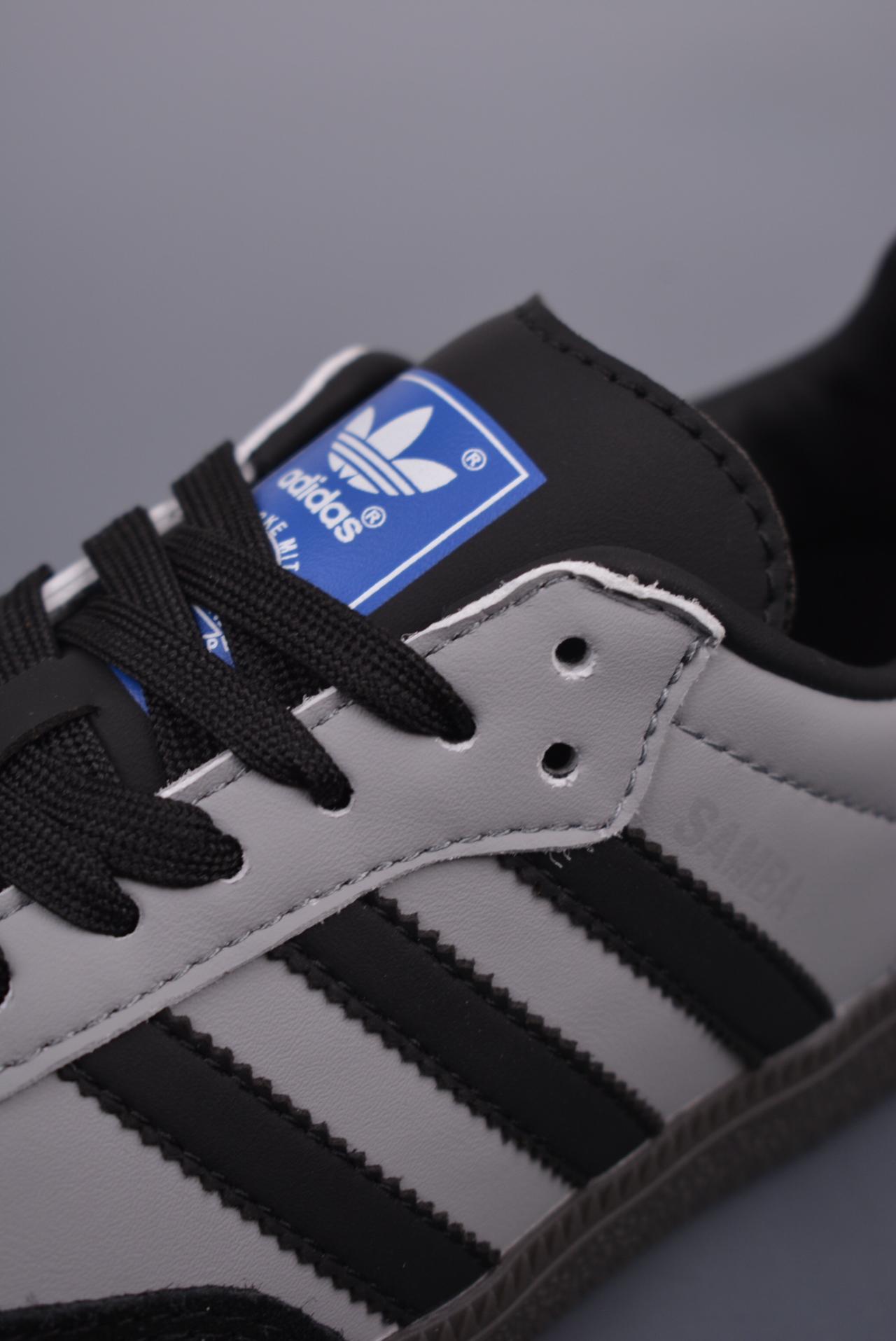 运动鞋, 篮球鞋, 球鞋, 三叶草, adidas Samba, adidas - Adidas Samba OG 三叶草 高帮篮球鞋 黑色 货号：B75807HS