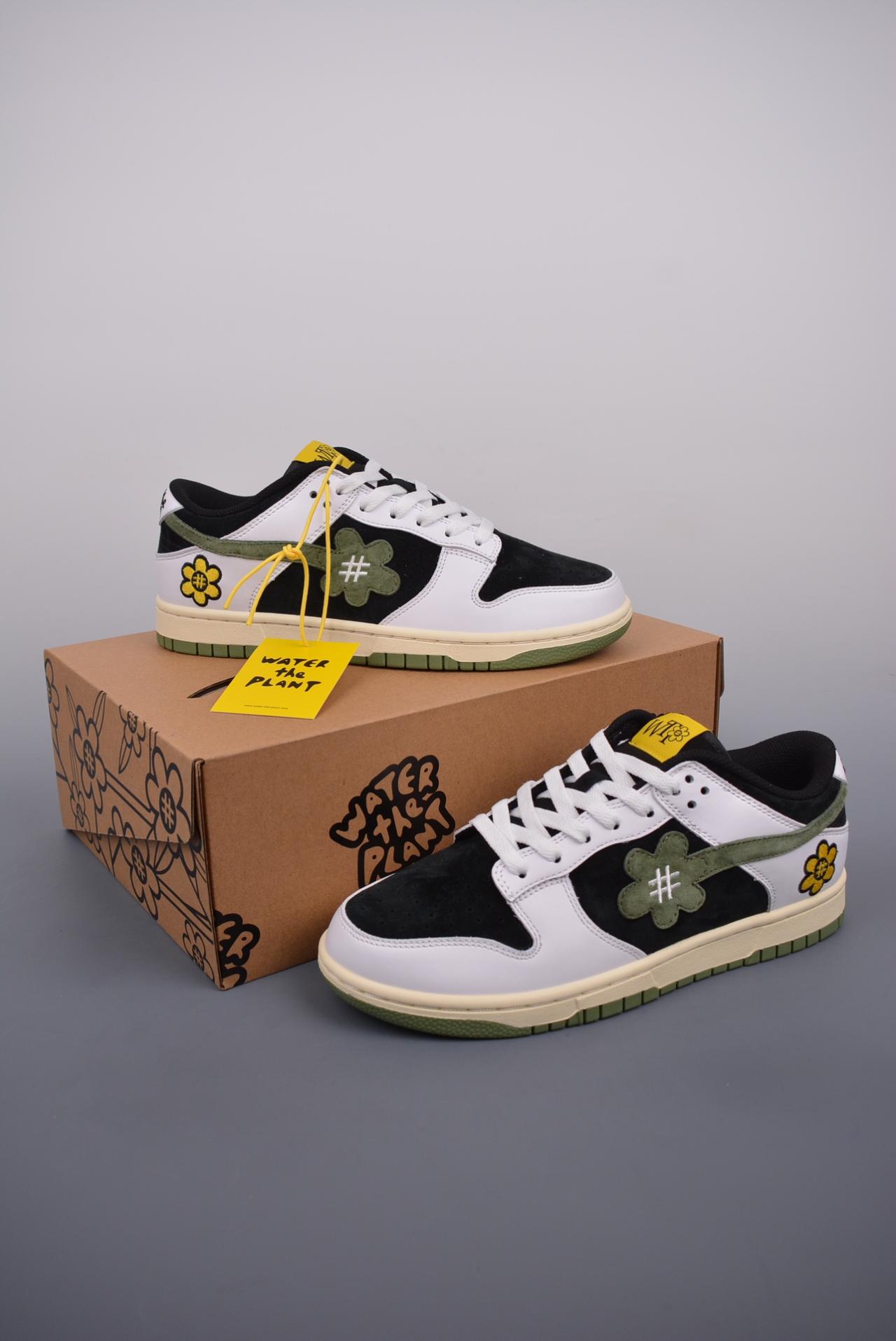 运动鞋, 服装, 休闲鞋 - Wtp Water The Plant 1.0 Dunk Low "Shroom" 鞋款 纯原大厂出品 黑色 货号：WTPS1124 93 040JS