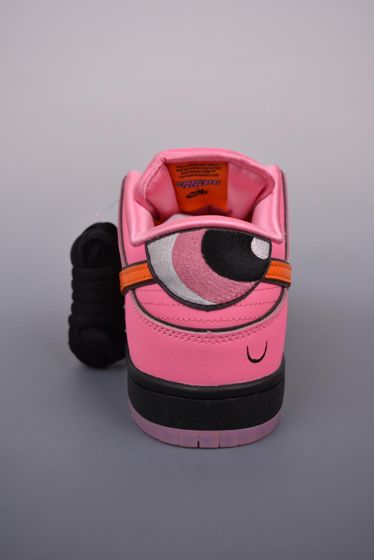运动鞋, 篮球鞋, 球鞋 - Nike Dunk SB Low 飞天小女警联名 花花黑粉 高帮篮球鞋 颜色：600NCC 货号：FD2631