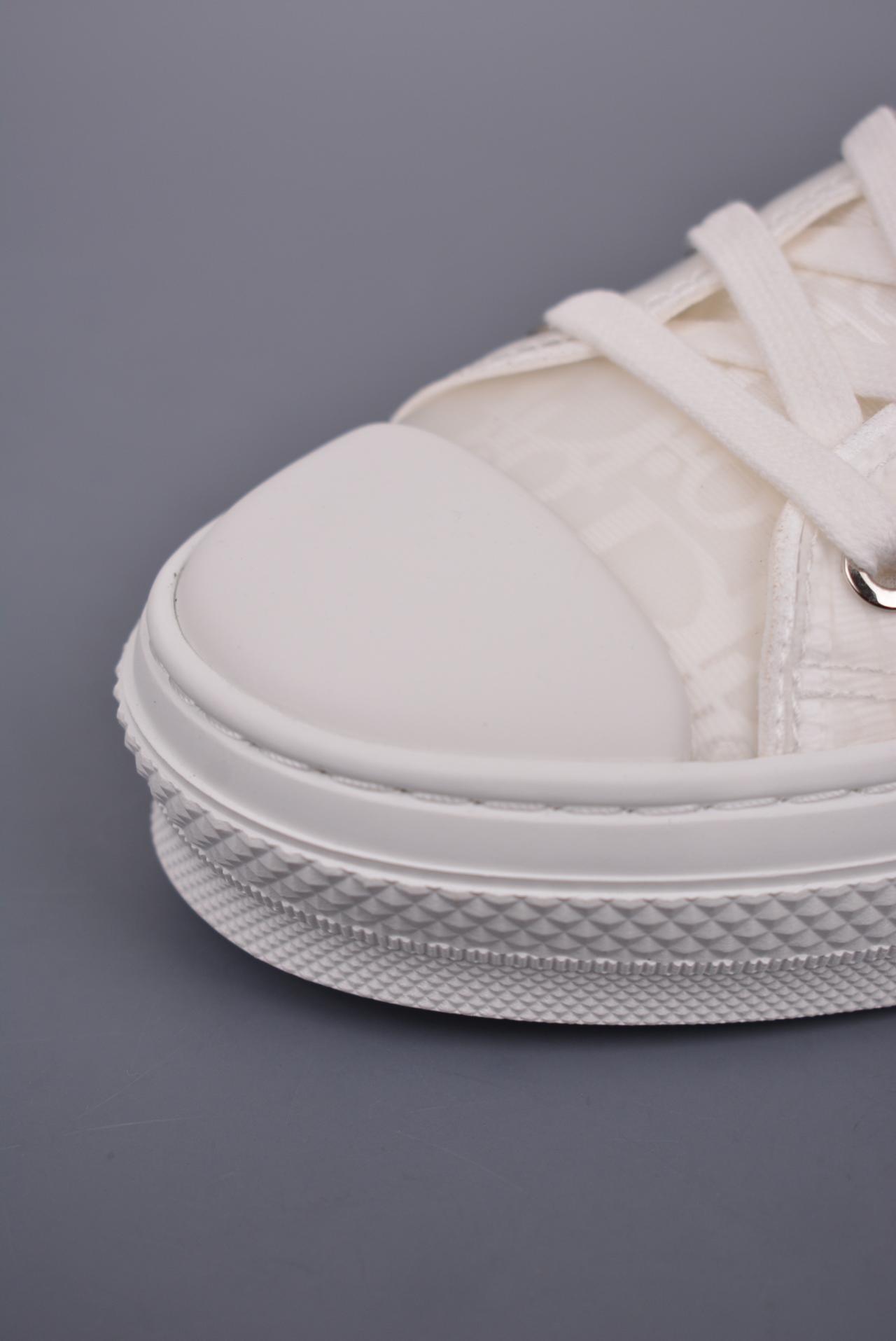 运动鞋, Sneakers - Dior B23 Oblique Top Sneakers 迪奥“CD重影”全套原装配件 历史最高复刻 羊皮贴底拉帮 原装耐弯折耐高温EVC饰片材质 尺码：39 40 41 42 43 44 45 46