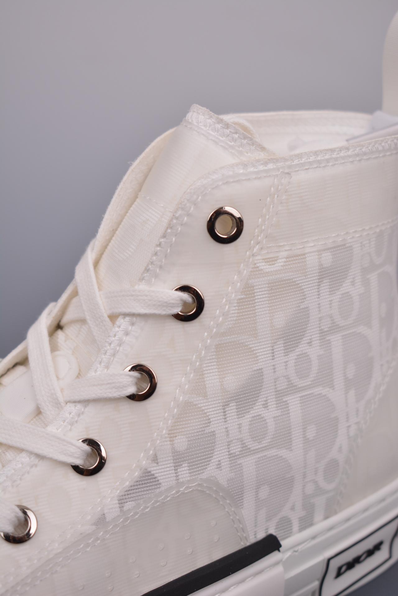 运动鞋, Sneakers - Dior B23 Oblique Top Sneakers 迪奥“CD重影”全套原装配件 历史最高复刻 羊皮贴底拉帮 原装耐弯折耐高温EVC饰片材质 尺码：39 40 41 42 43 44 45 46