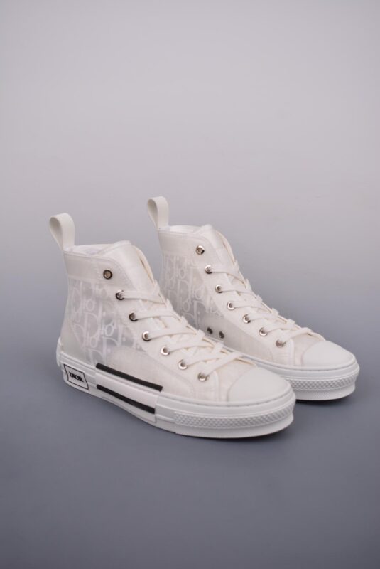 运动鞋, Sneakers - Dior B23 Oblique Top Sneakers 迪奥“CD重影”全套原装配件 历史最高复刻 羊皮贴底拉帮 原装耐弯折耐高温EVC饰片材质 尺码：39 40 41 42 43 44 45 46
