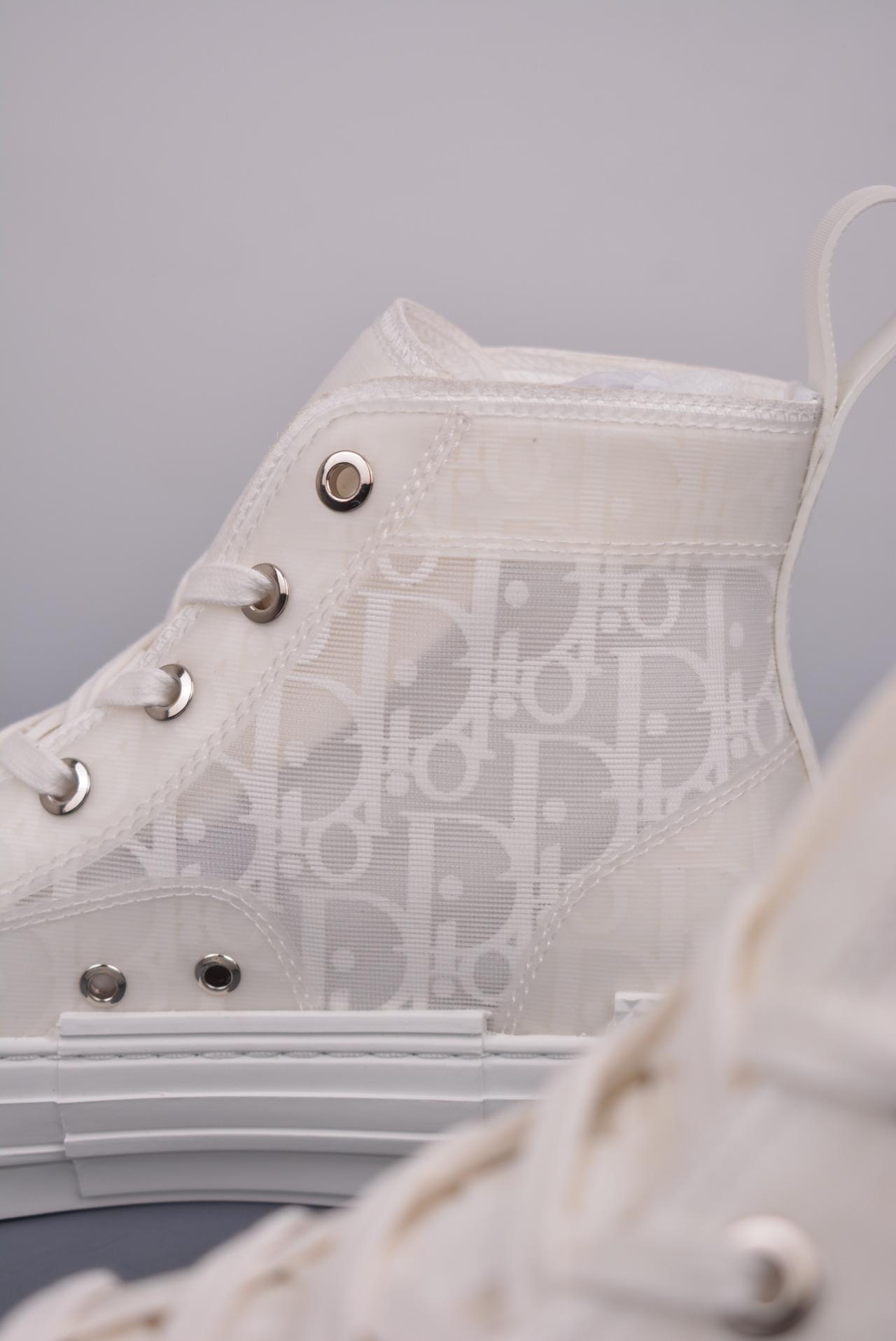 运动鞋, Sneakers - Dior B23 Oblique Top Sneakers 迪奥“CD重影”全套原装配件 历史最高复刻 羊皮贴底拉帮 原装耐弯折耐高温EVC饰片材质 尺码：39 40 41 42 43 44 45 46