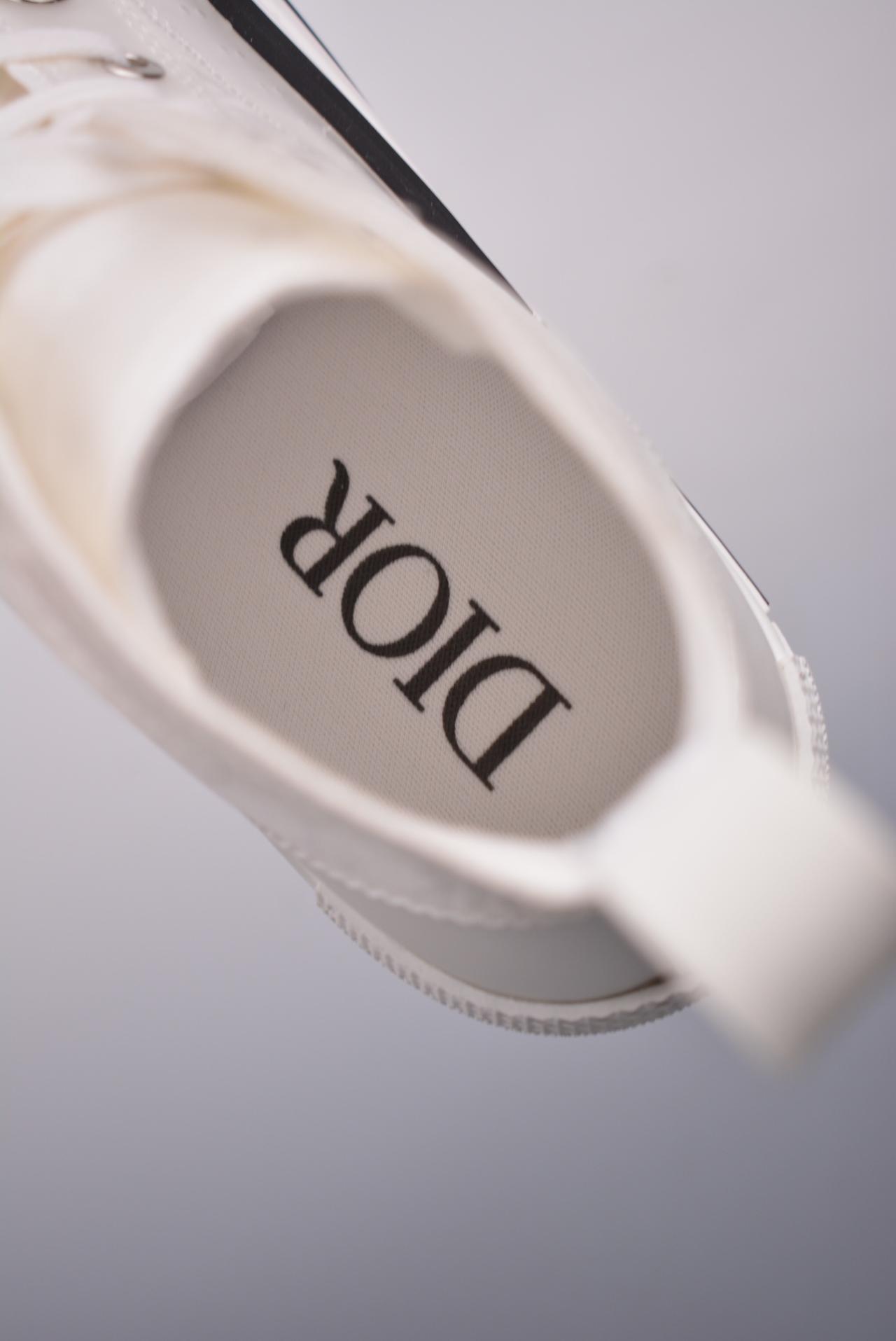 运动鞋, Sneakers - Dior B23 Oblique Top Sneakers 迪奥“CD重影”全套原装配件 历史最高复刻 羊皮贴底拉帮 原装耐弯折耐高温EVC饰片材质 尺码：39 40 41 42 43 44 45 46