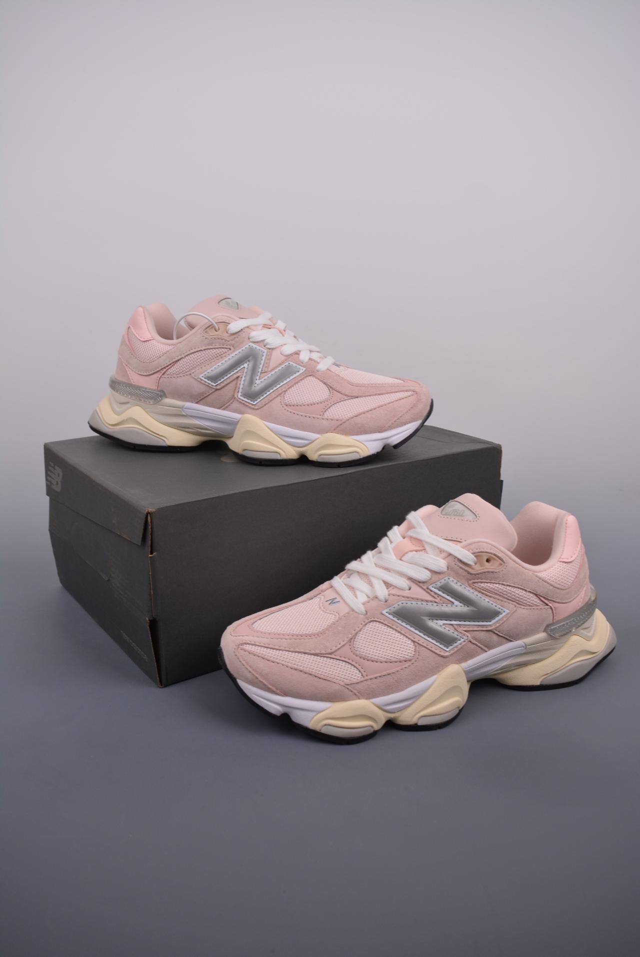 跑鞋, 慢跑鞋, New Balance - Joe Freshgoods x New Balance NB9060 联名款 复古休闲运动慢跑鞋 颜色：柔和、温暖的粉橘色调 货号：U9060CSPQ 尺码：36-45